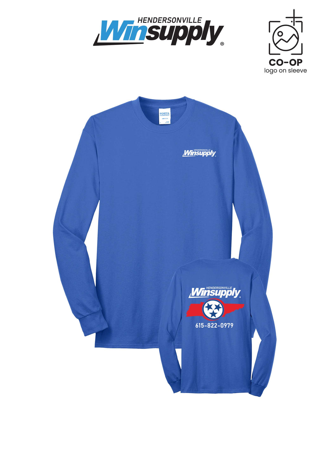 Port & Co™ Long Sleeve Core Blend Tee - Winsupply of Hendersonville