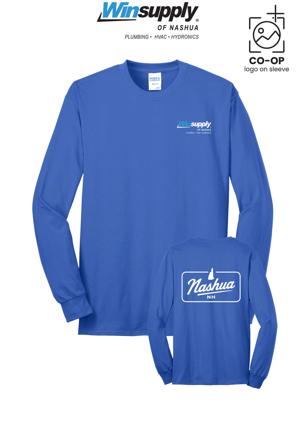 Port & Co™ Long Sleeve Core Blend Tee - Winsupply of Nashua