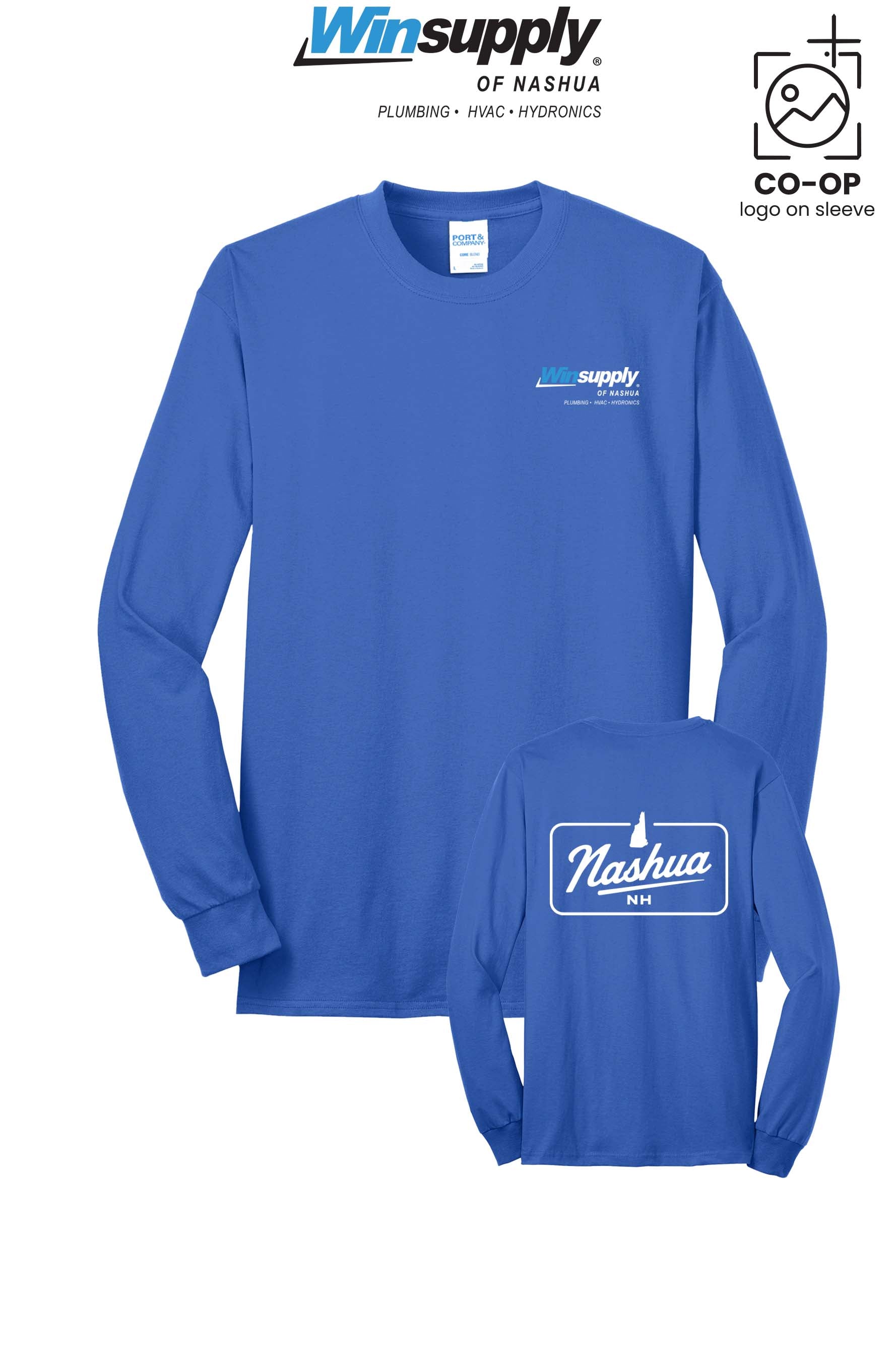 Port & Co™ Long Sleeve Core Blend Tee - Winsupply of Nashua