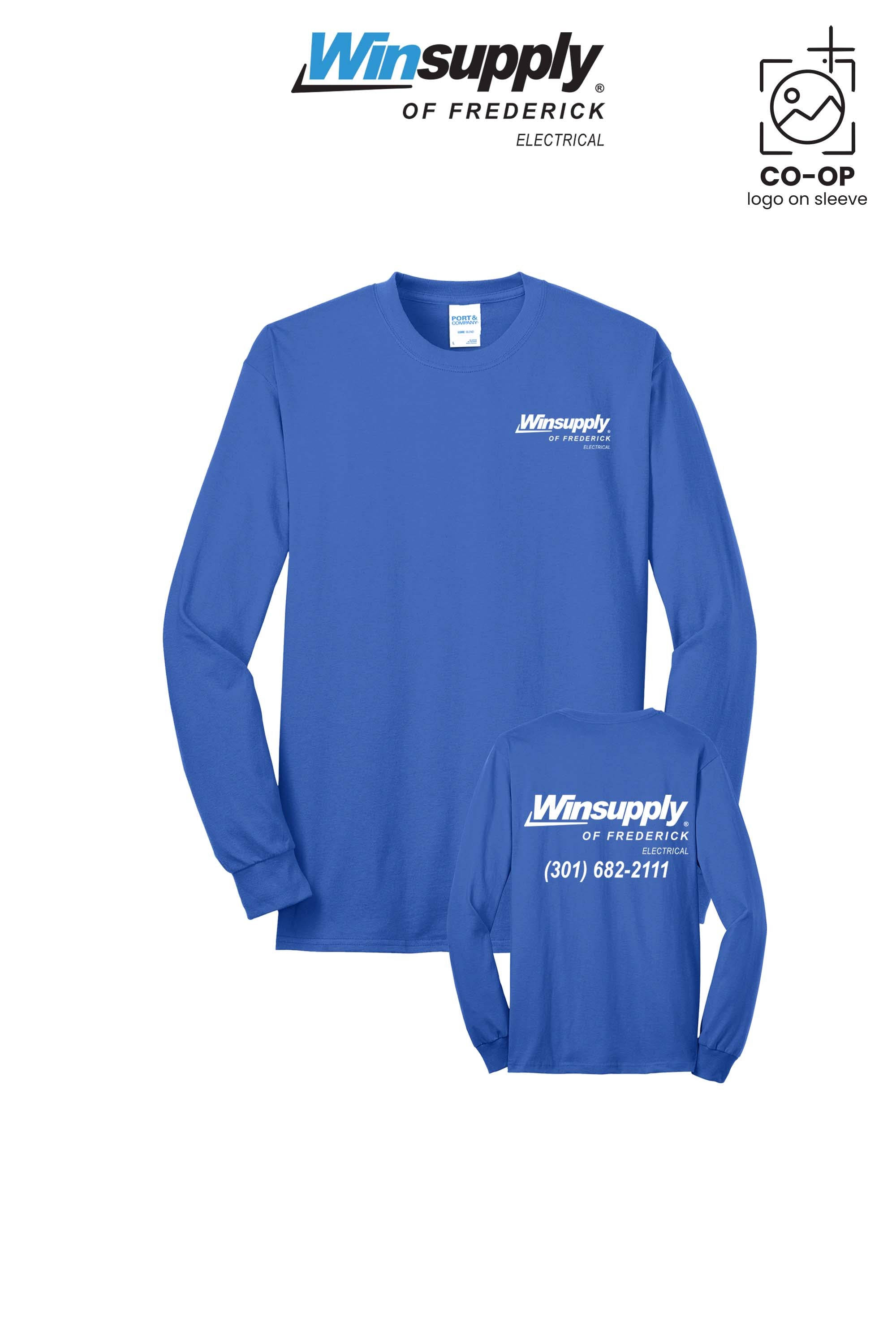 Port & Co™ Long Sleeve Core Blend Tee - Winsupply of Frederick