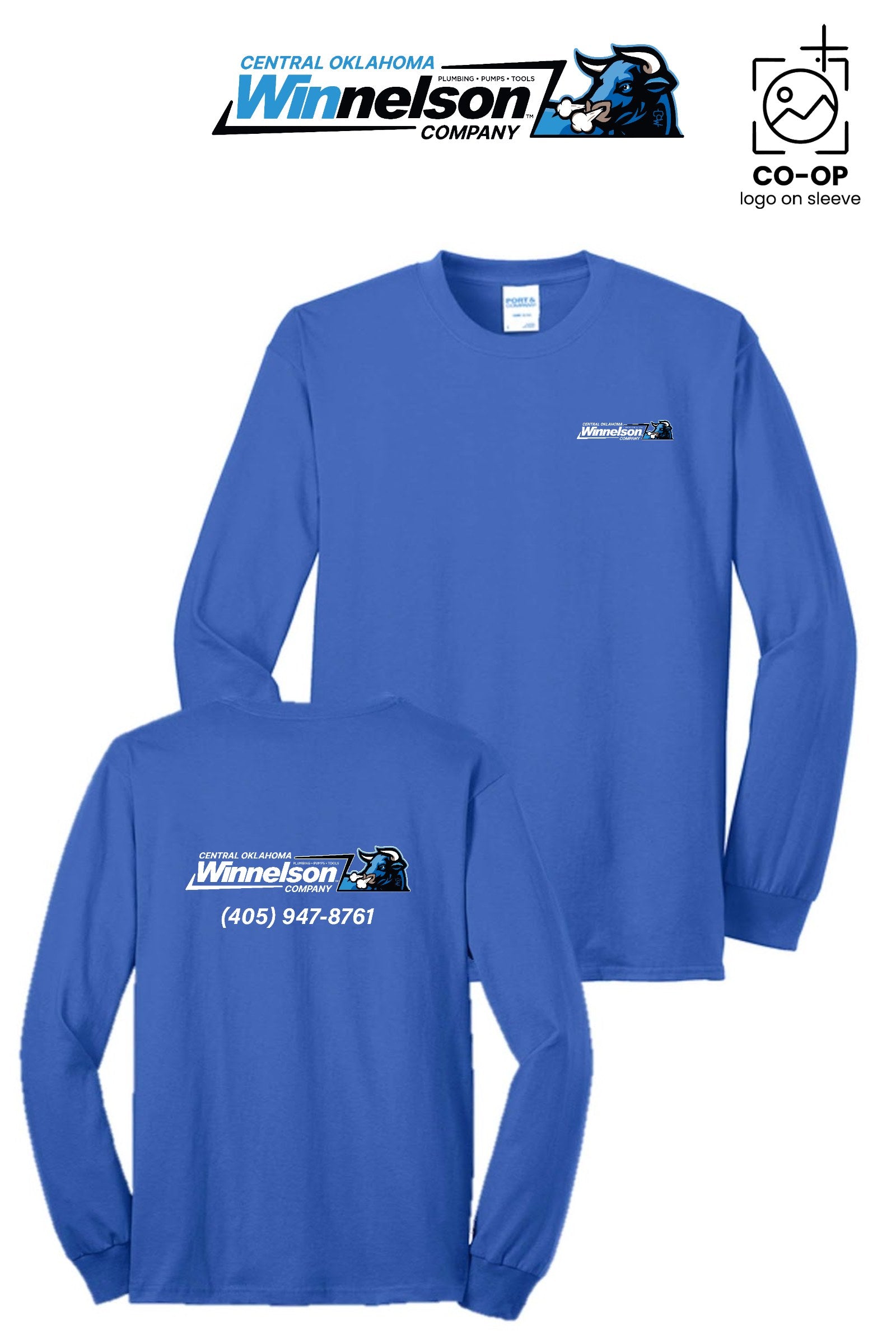 Port & Co™ Long Sleeve Core Blend Tee - Winnelson Central Oklahoma