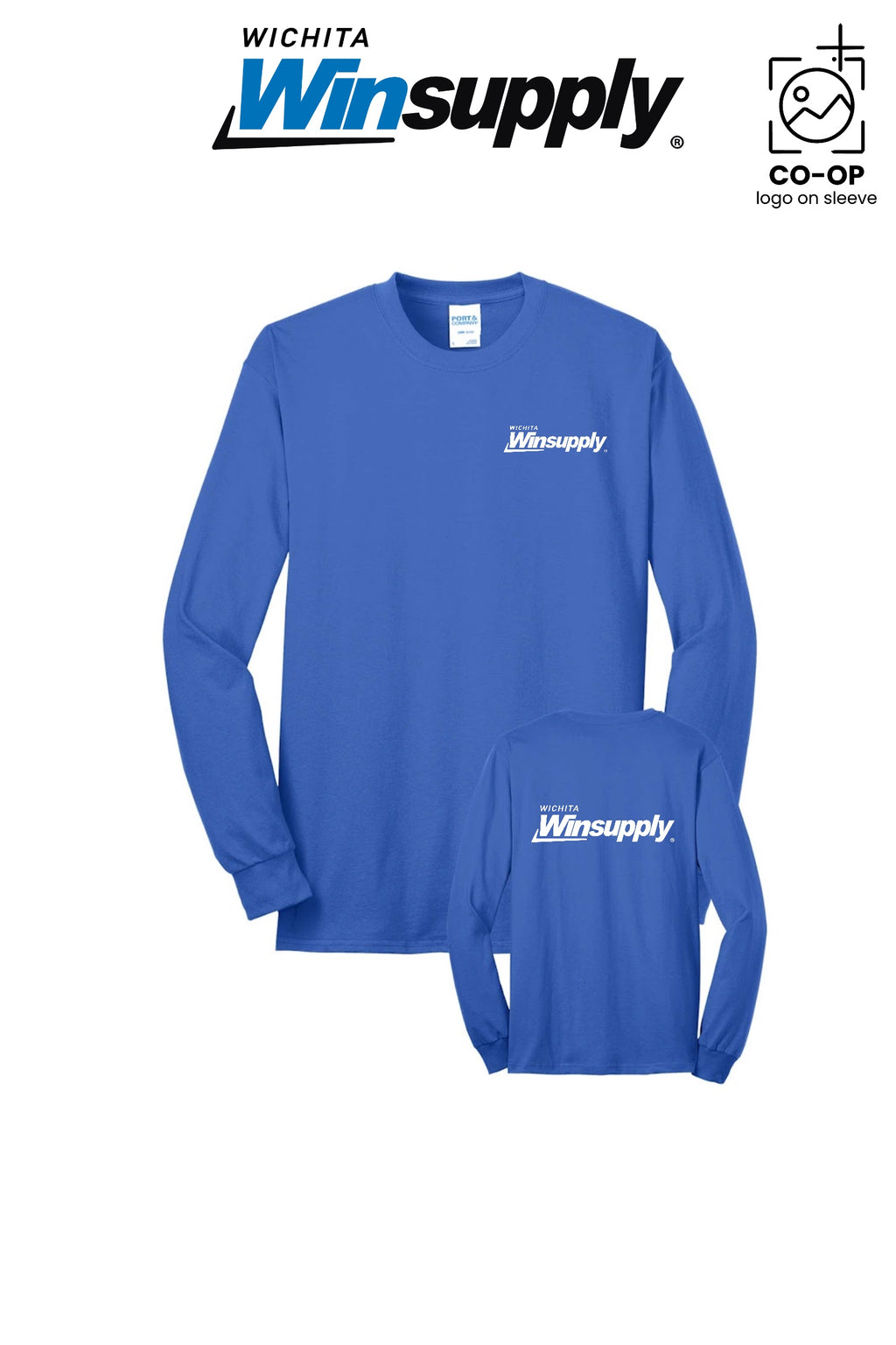Port & Co™ Long Sleeve Core Blend Tee - Wichita Winsupply