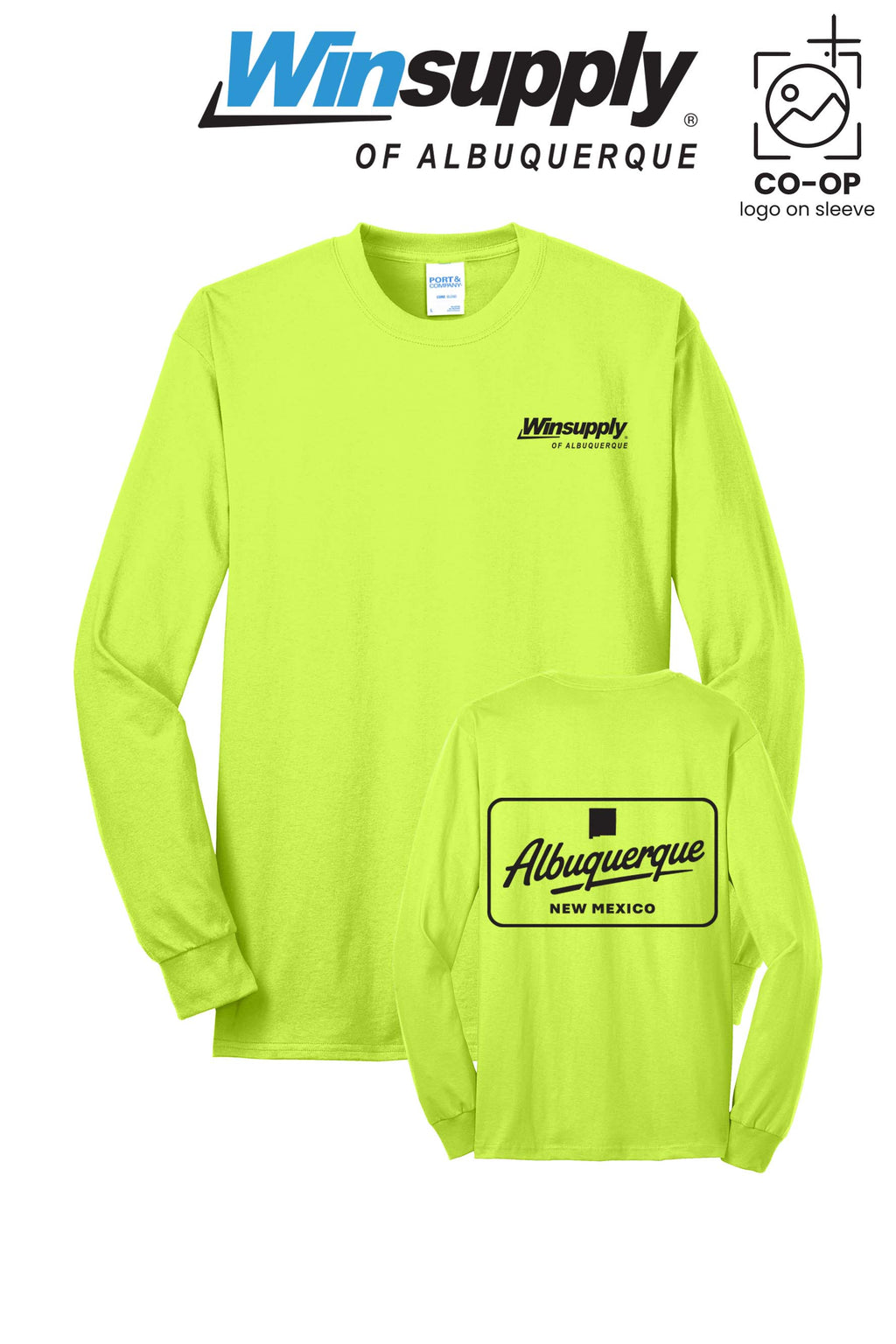 Port & Co™ Long Sleeve Core Blend Tee - Winsupply of Albuquerque