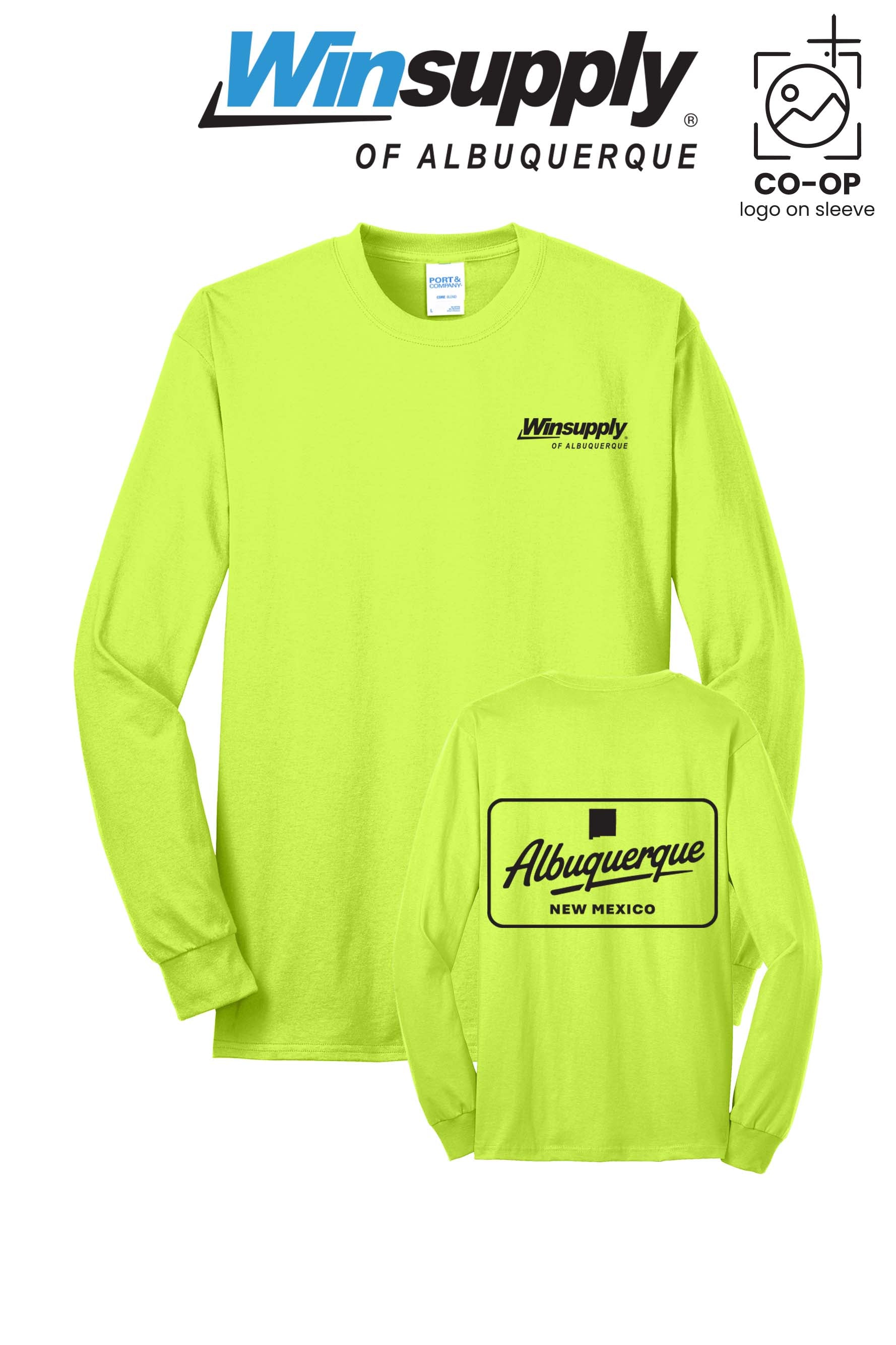 Port & Co™ Long Sleeve Core Blend Tee - Winsupply of Albuquerque