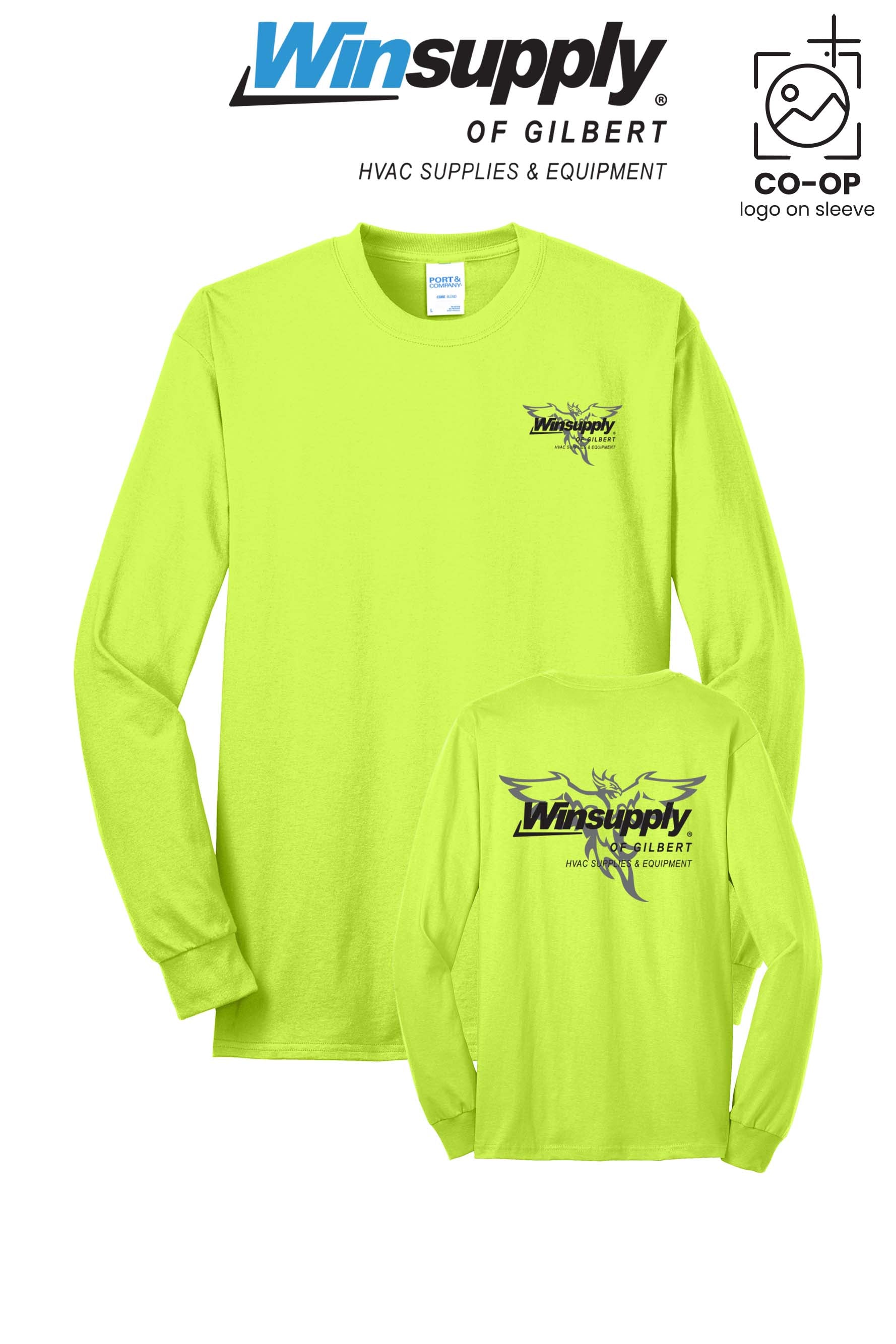 Port & Co™ Long Sleeve Core Blend Tee - Winsupply of Gilbert