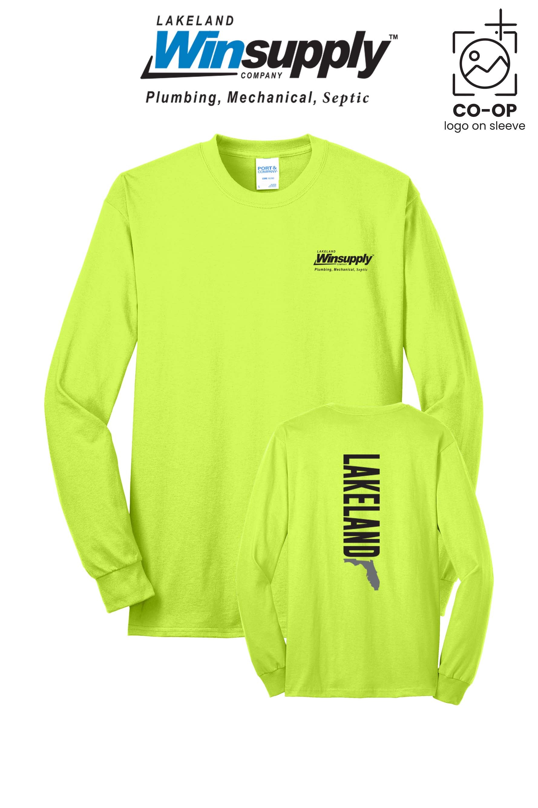 Port & Co™ Long Sleeve Core Blend Tee - Lakeland Winsupply