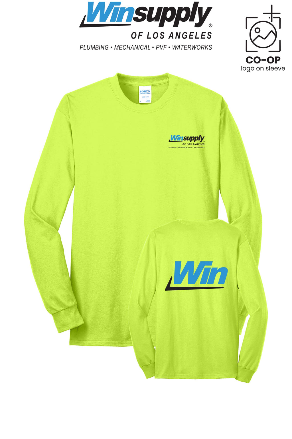 Port & Co™ Long Sleeve Core Blend Tee - Winsupply of Los Angeles