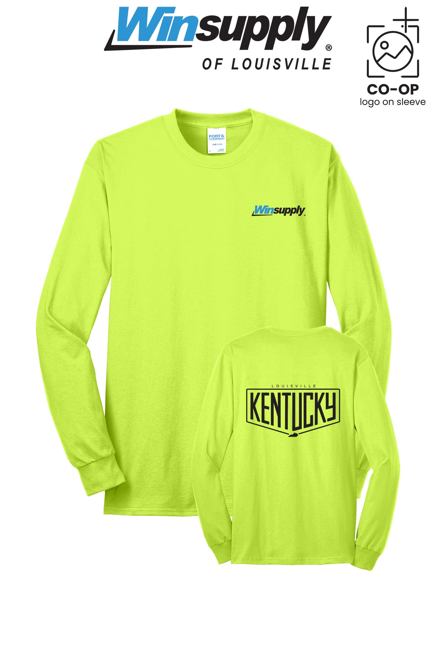 Port & Co™ Long Sleeve Core Blend Tee - Winsupply of Louisville KY