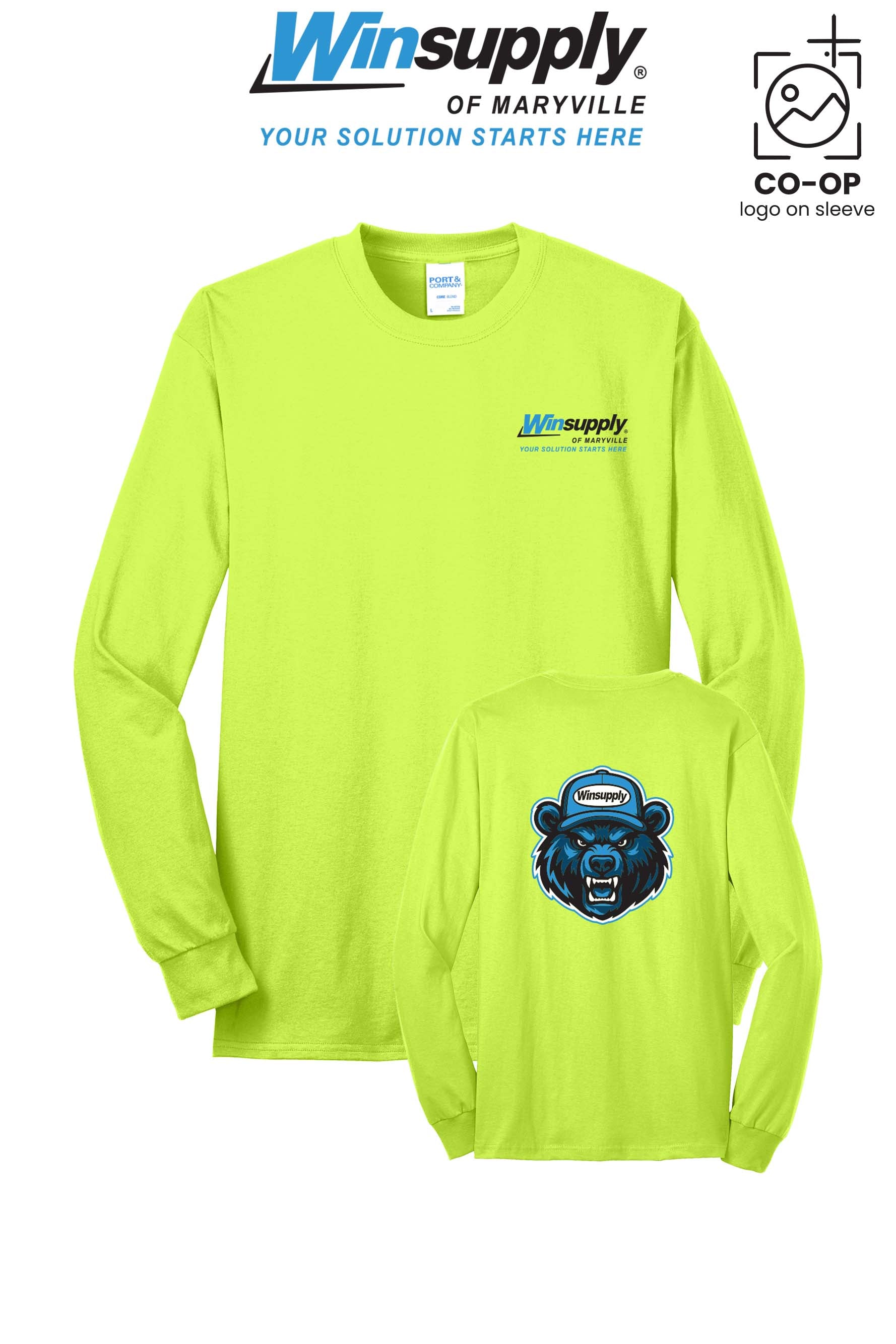 Port & Co™ Long Sleeve Core Blend Tee - Winsupply of Maryville