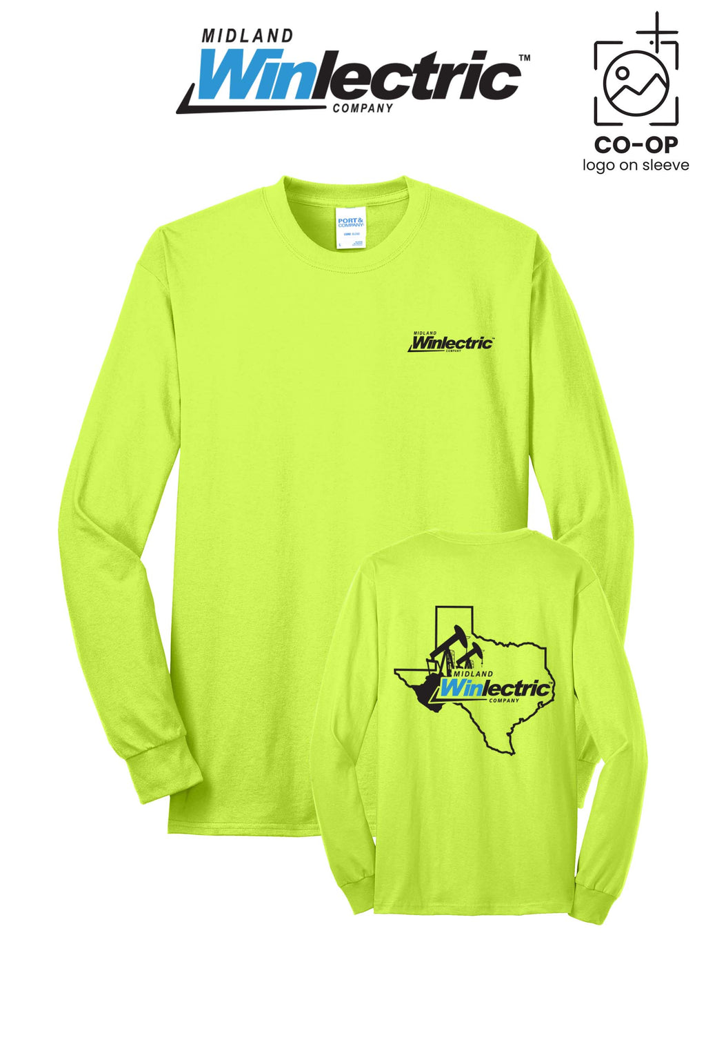 Port & Co™ Long Sleeve Core Blend Tee - Winlectric of Midland