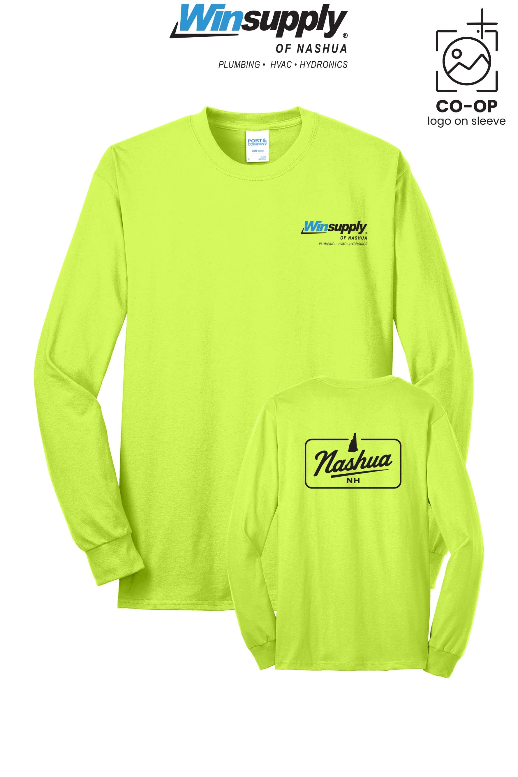 Port & Co™ Long Sleeve Core Blend Tee - Winsupply of Nashua