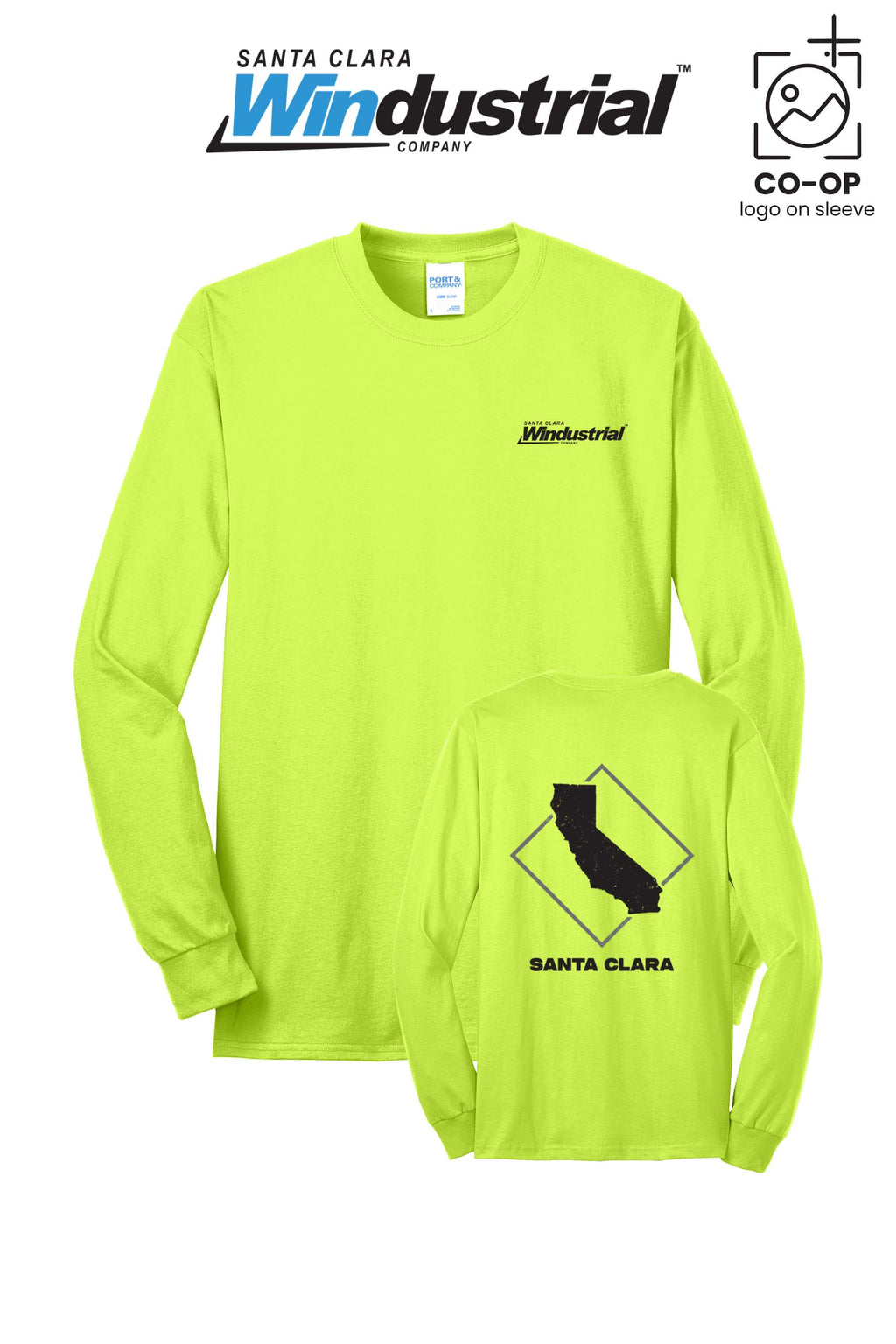 Port & Co™ Long Sleeve Core Blend Tee - Santa Clara Windustrial