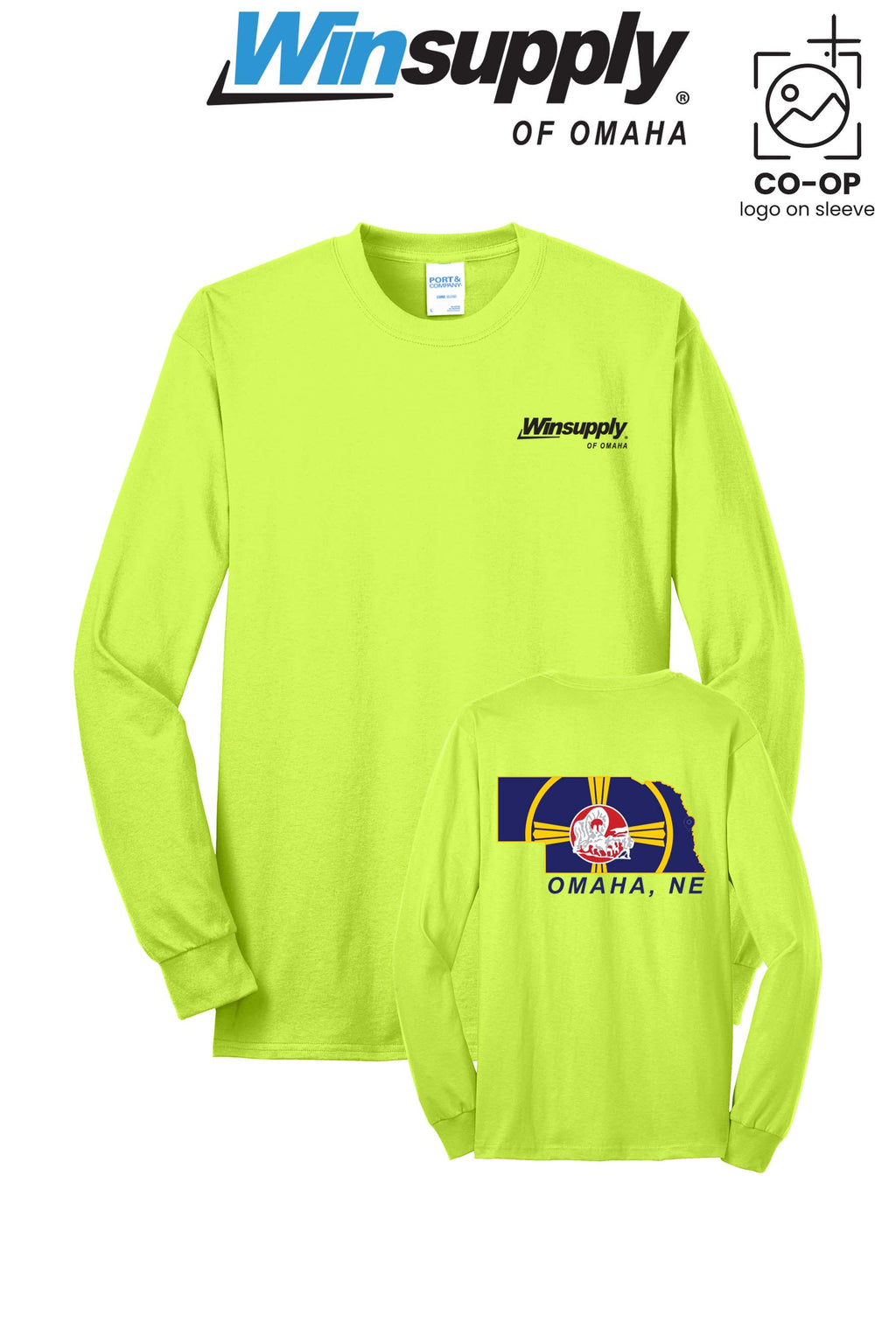 Port & Co™ Long Sleeve Core Blend Tee - Winsupply of Omaha