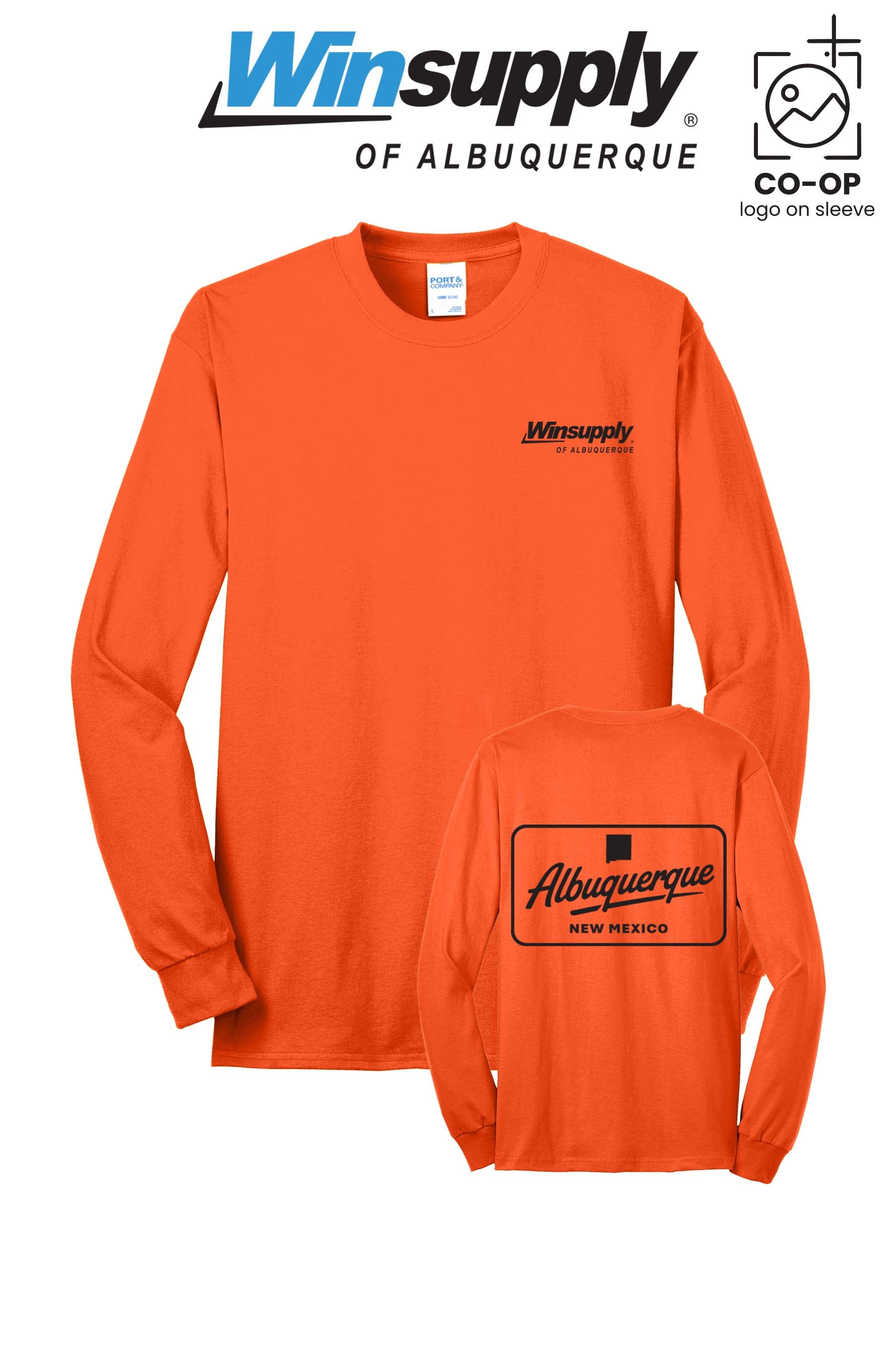 Port & Co™ Long Sleeve Core Blend Tee - Winsupply of Albuquerque