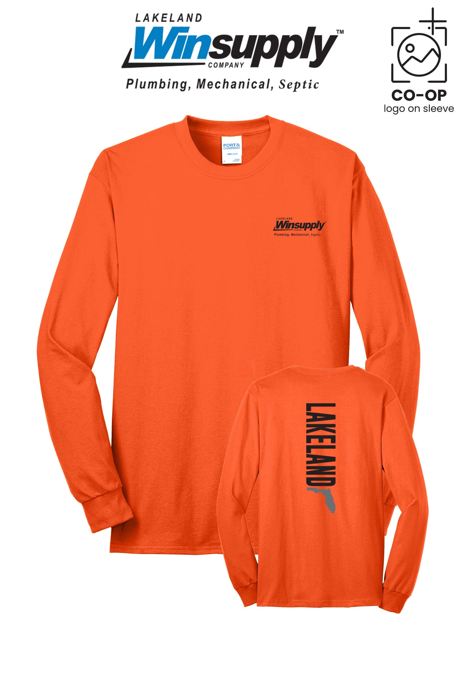 Port & Co™ Long Sleeve Core Blend Tee - Lakeland Winsupply