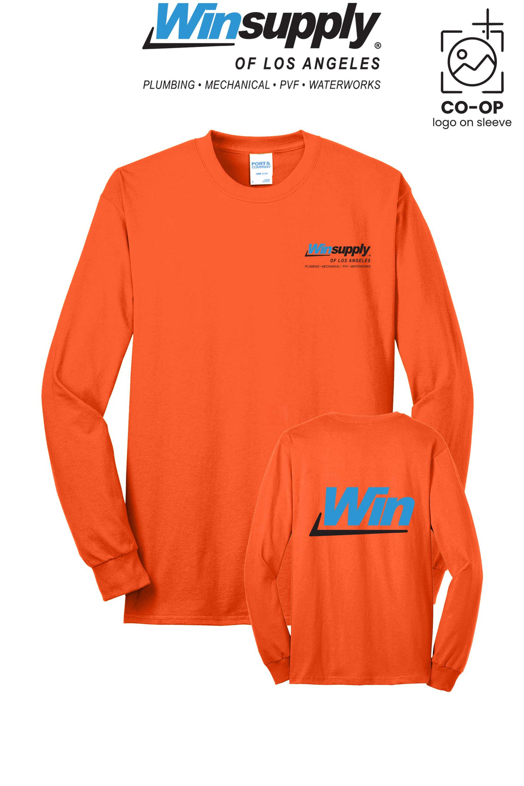 Port & Co™ Long Sleeve Core Blend Tee - Winsupply of Los Angeles