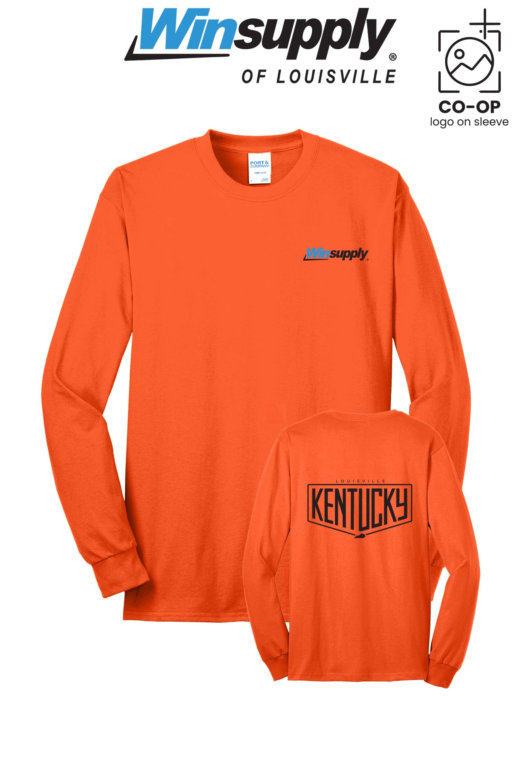 Port & Co™ Long Sleeve Core Blend Tee - Winsupply of Louisville KY