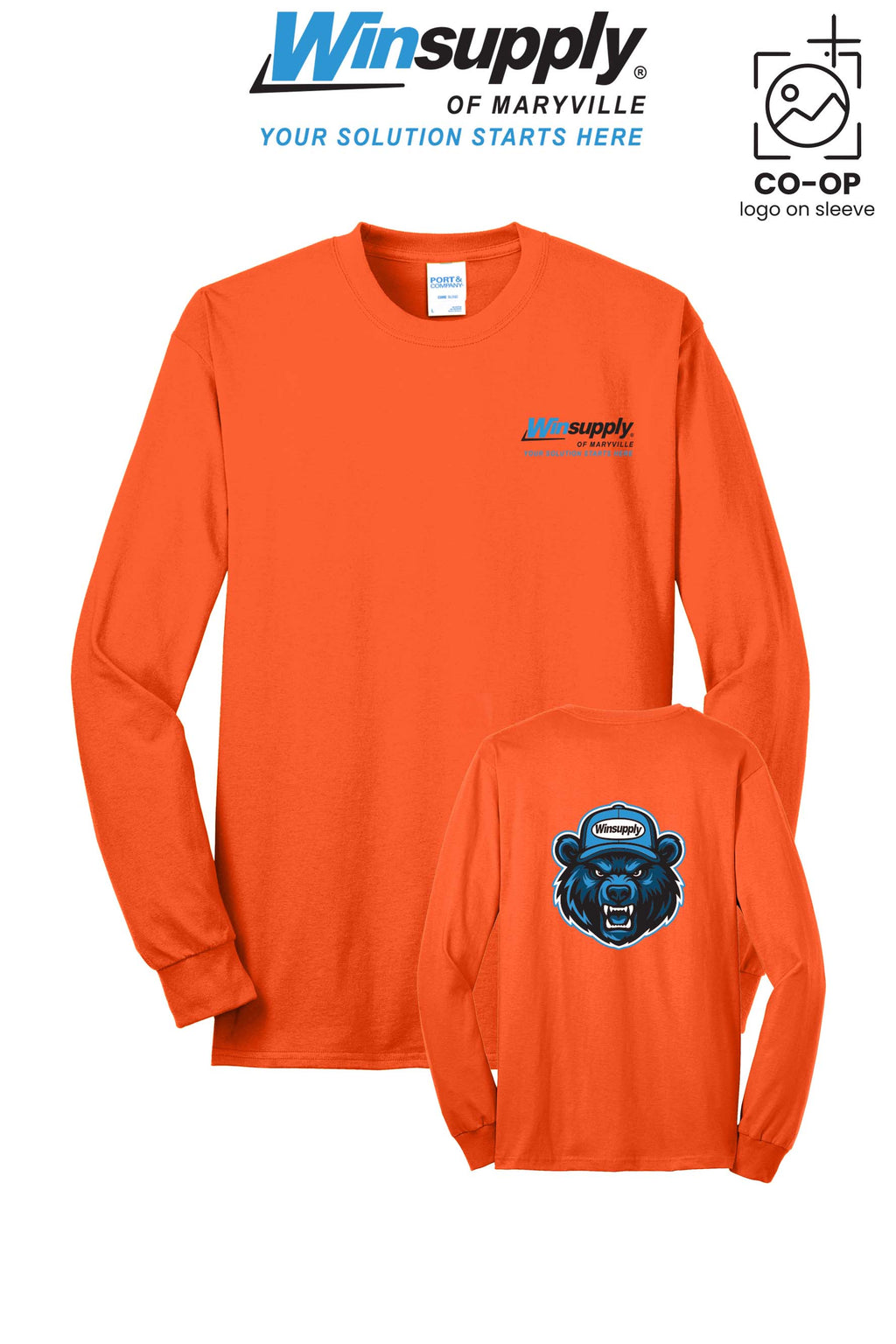 Port & Co™ Long Sleeve Core Blend Tee - Winsupply of Maryville