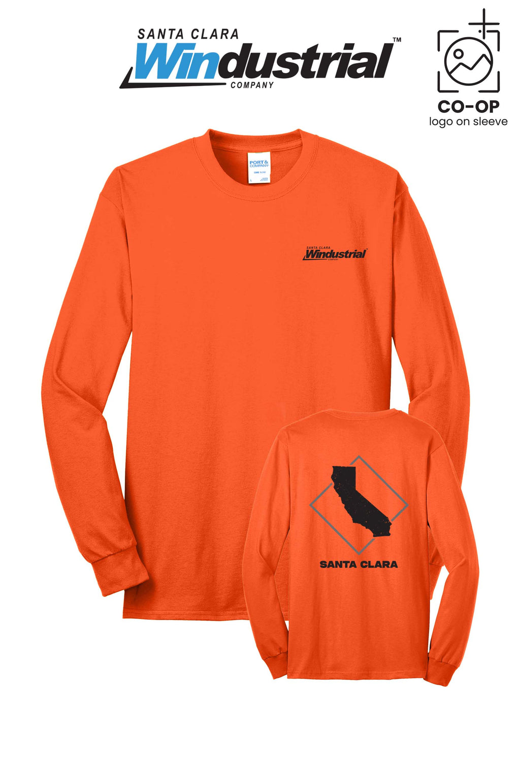 Port & Co™ Long Sleeve Core Blend Tee - Santa Clara Windustrial
