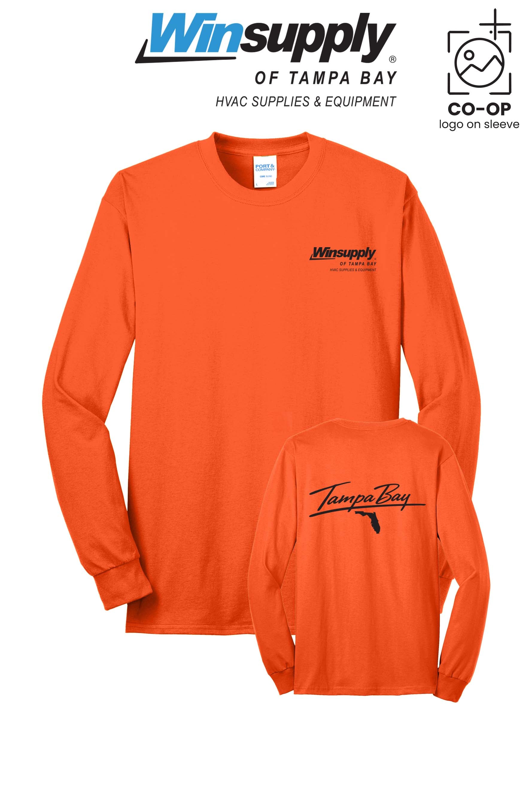 Port & Co™ Long Sleeve Core Blend Tee - Winsupply of Tampa Bay
