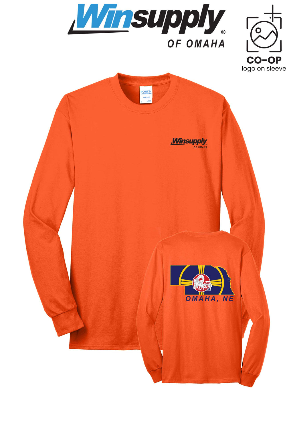 Port & Co™ Long Sleeve Core Blend Tee - Winsupply of Omaha