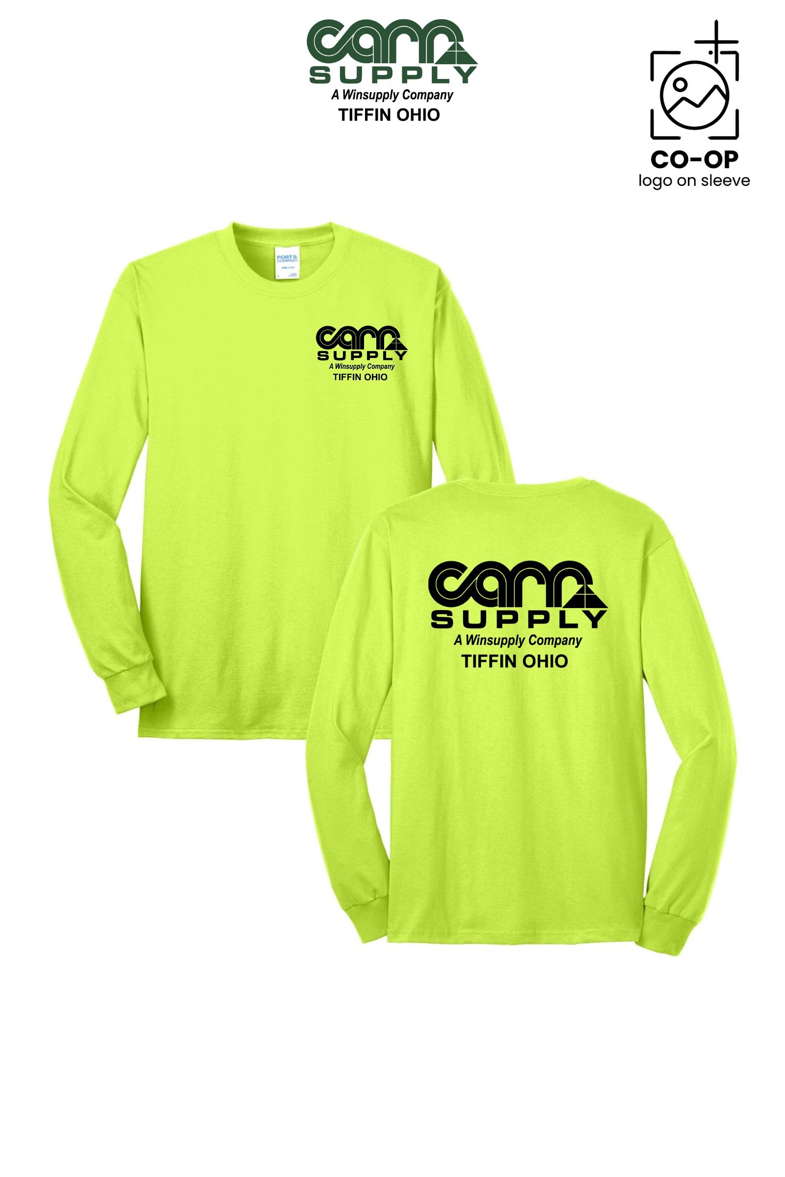 Port & Co™ Long Sleeve Core Blend Tee - Carr Supply - Tiffin