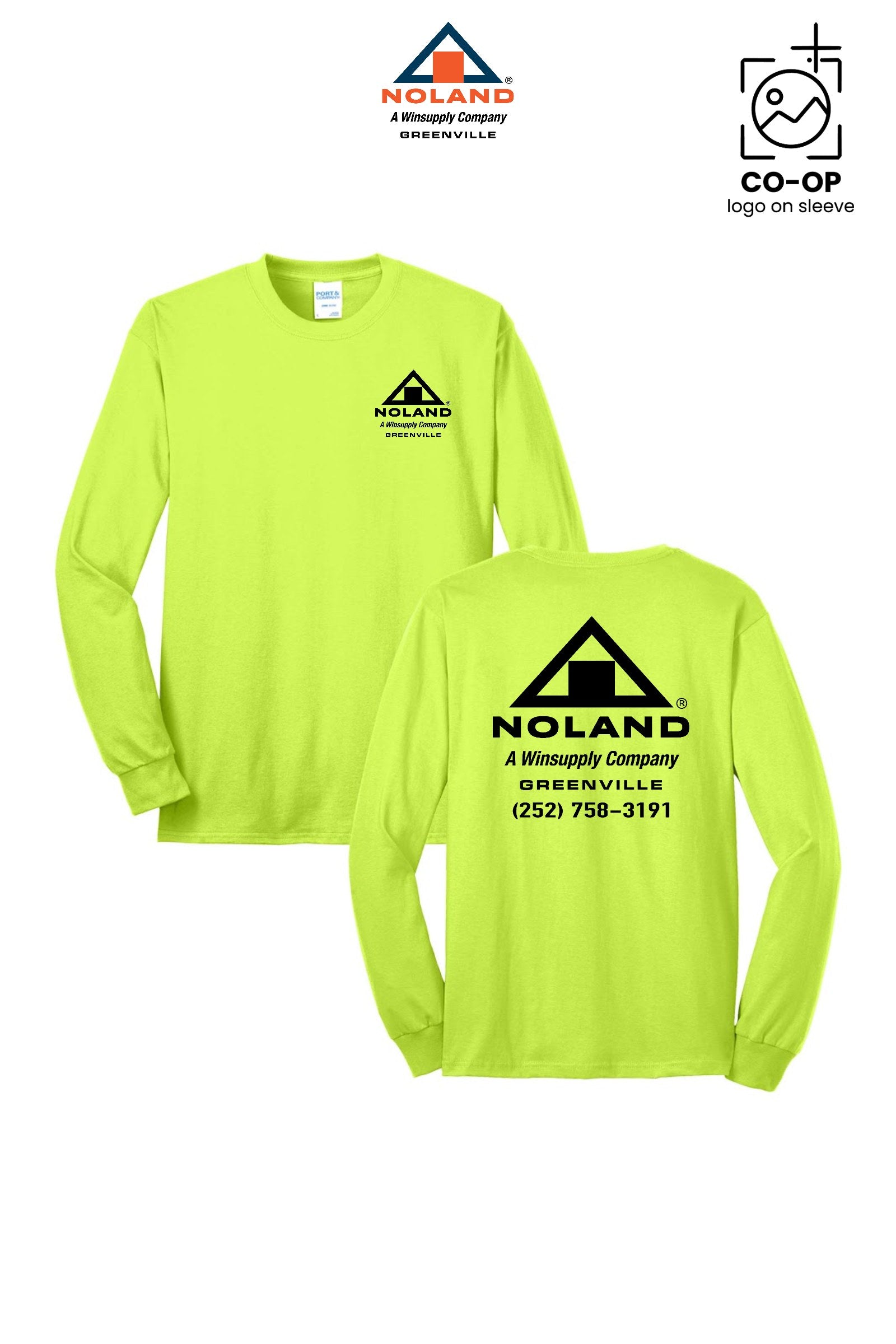 Port & Co™ Long Sleeve Core Blend Tee - Greenville Noland Co.