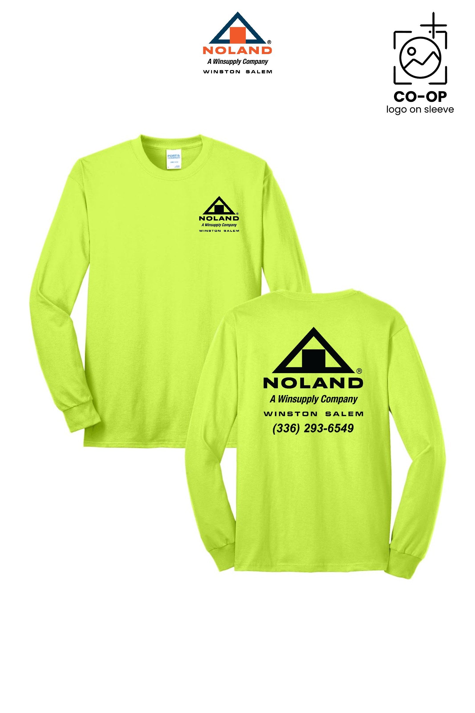 Port & Co™ Long Sleeve Core Blend Tee - Winston Salem Noland