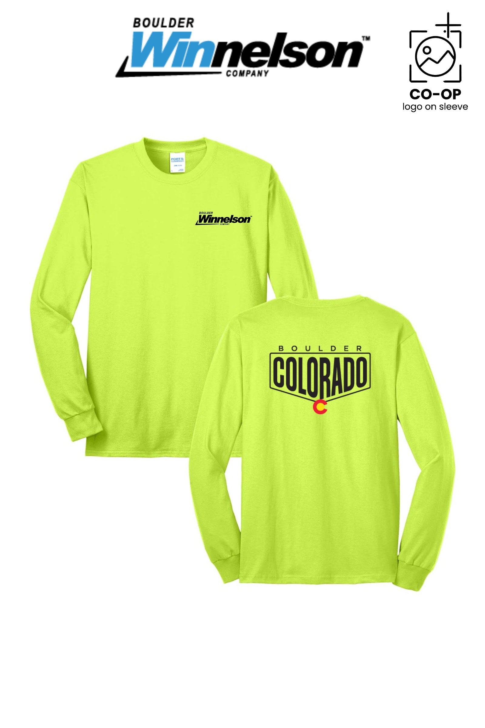 Port & Co™ Long Sleeve Core Blend Tee - Boulder Winnelson