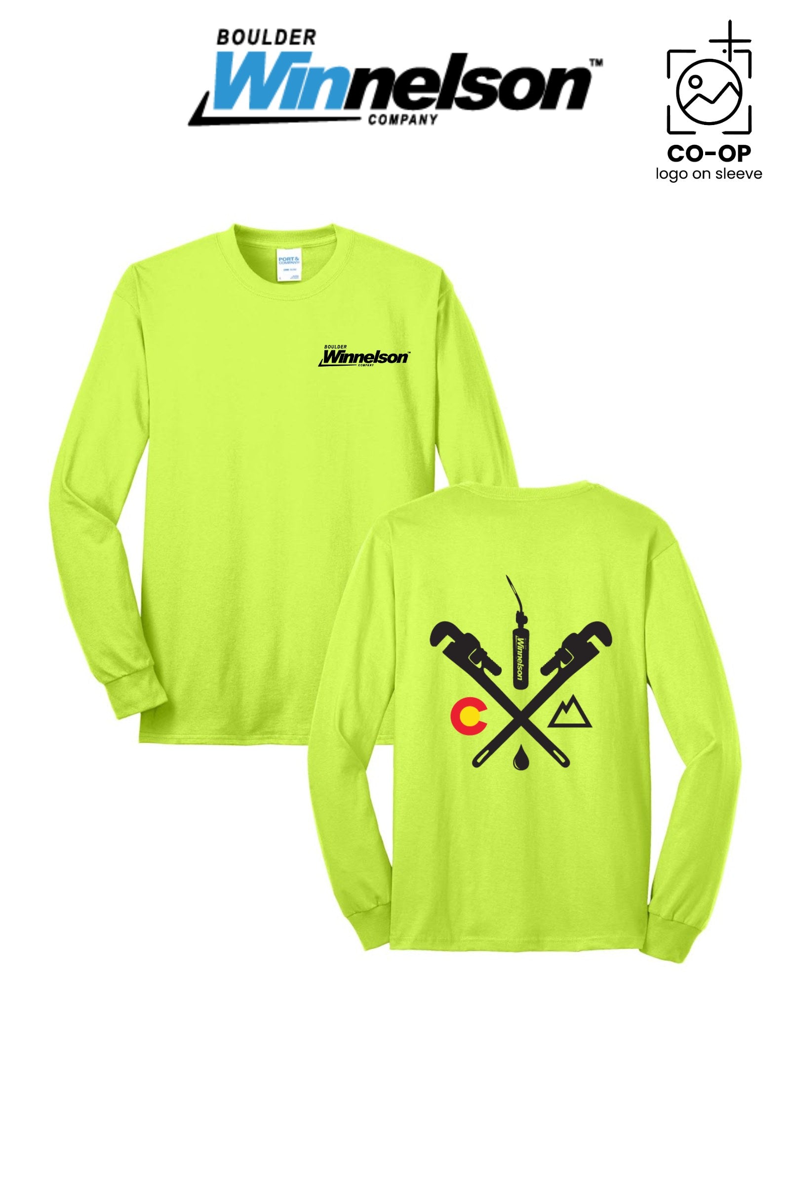 Port & Co™ Long Sleeve Core Blend Tee - Boulder Winnelson
