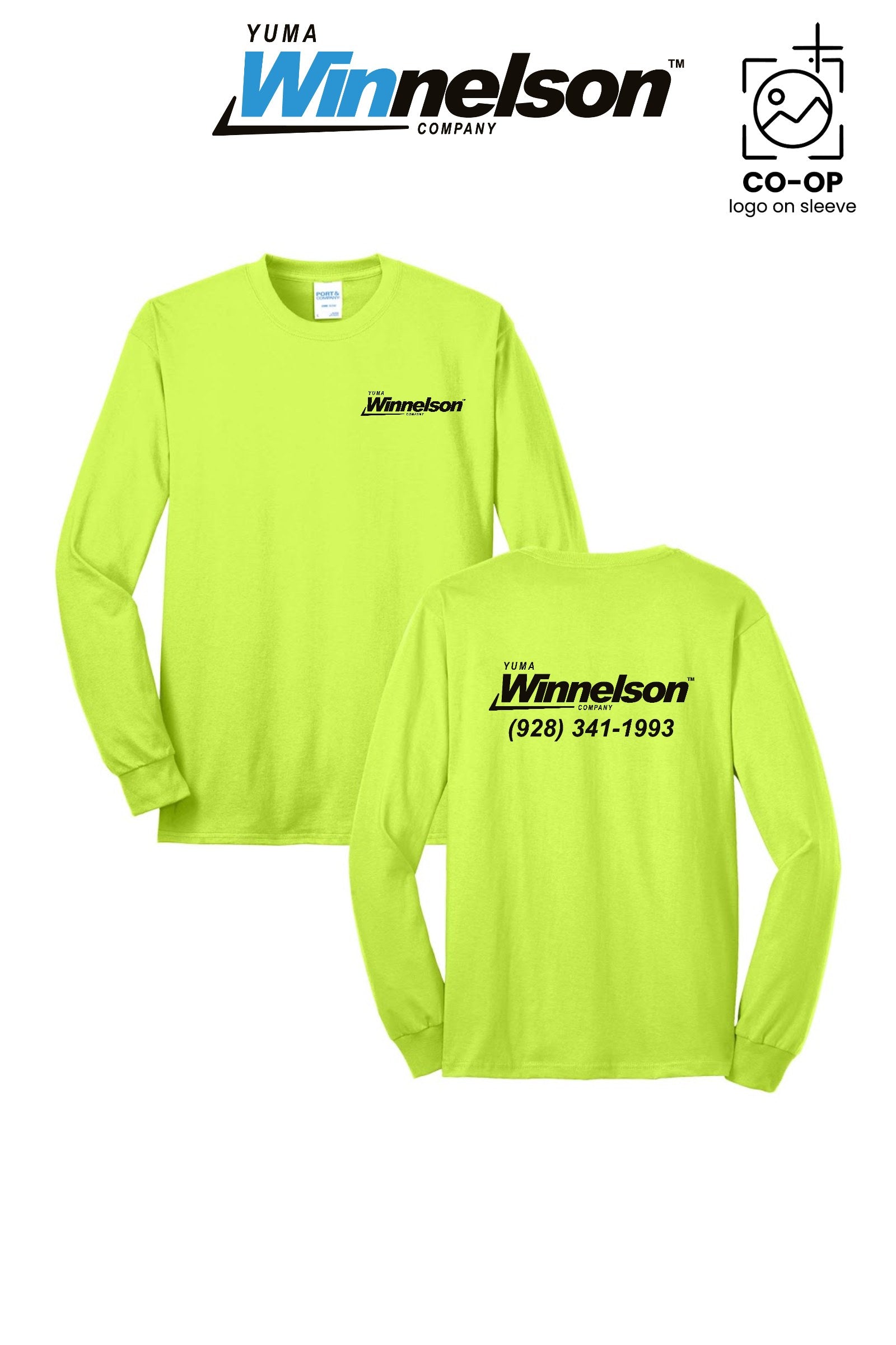 Port & Co™ Long Sleeve Core Blend Tee - Yuma Winnelson