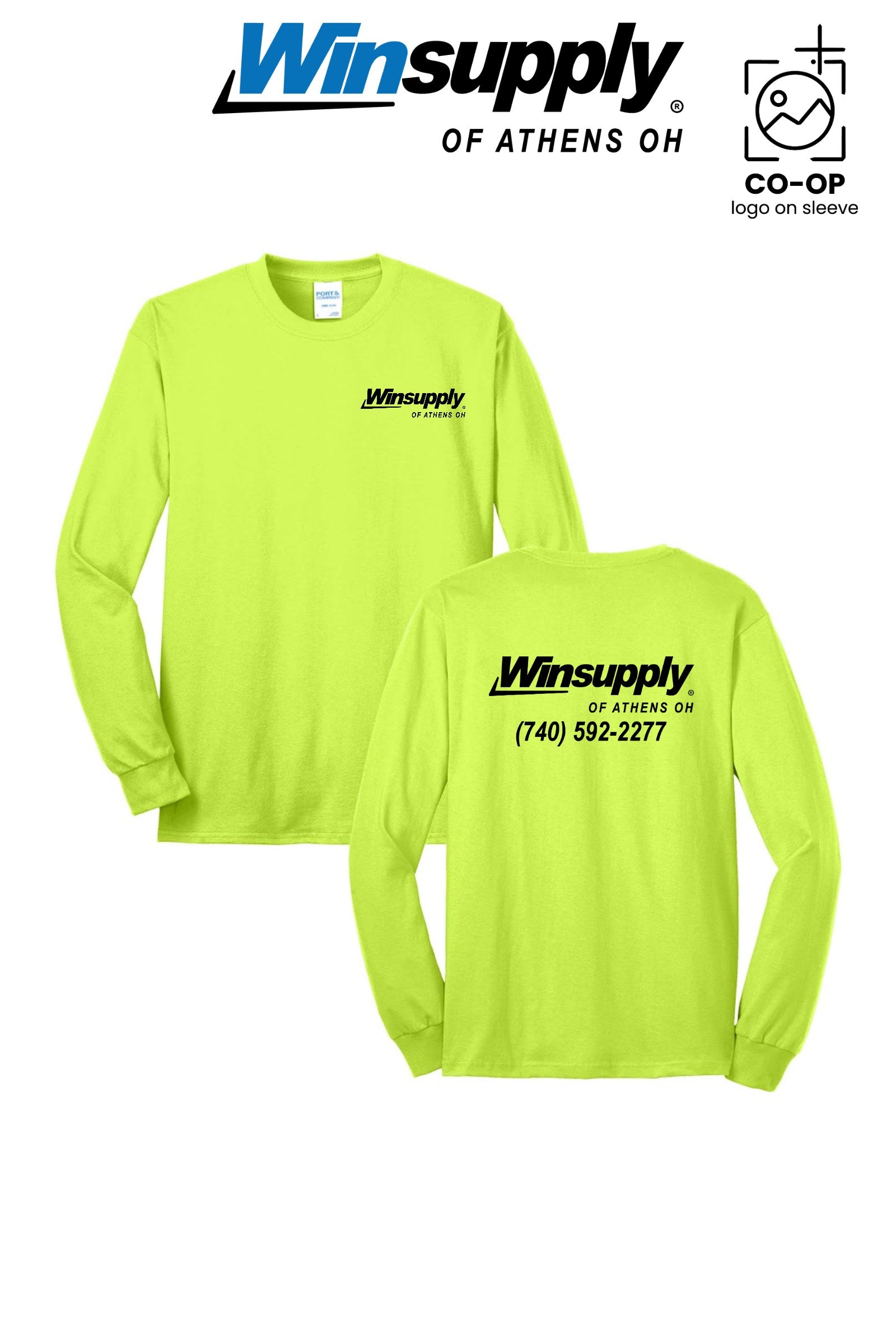 Port & Co™ Long Sleeve Core Blend Tee - Winsupply of Athens OH