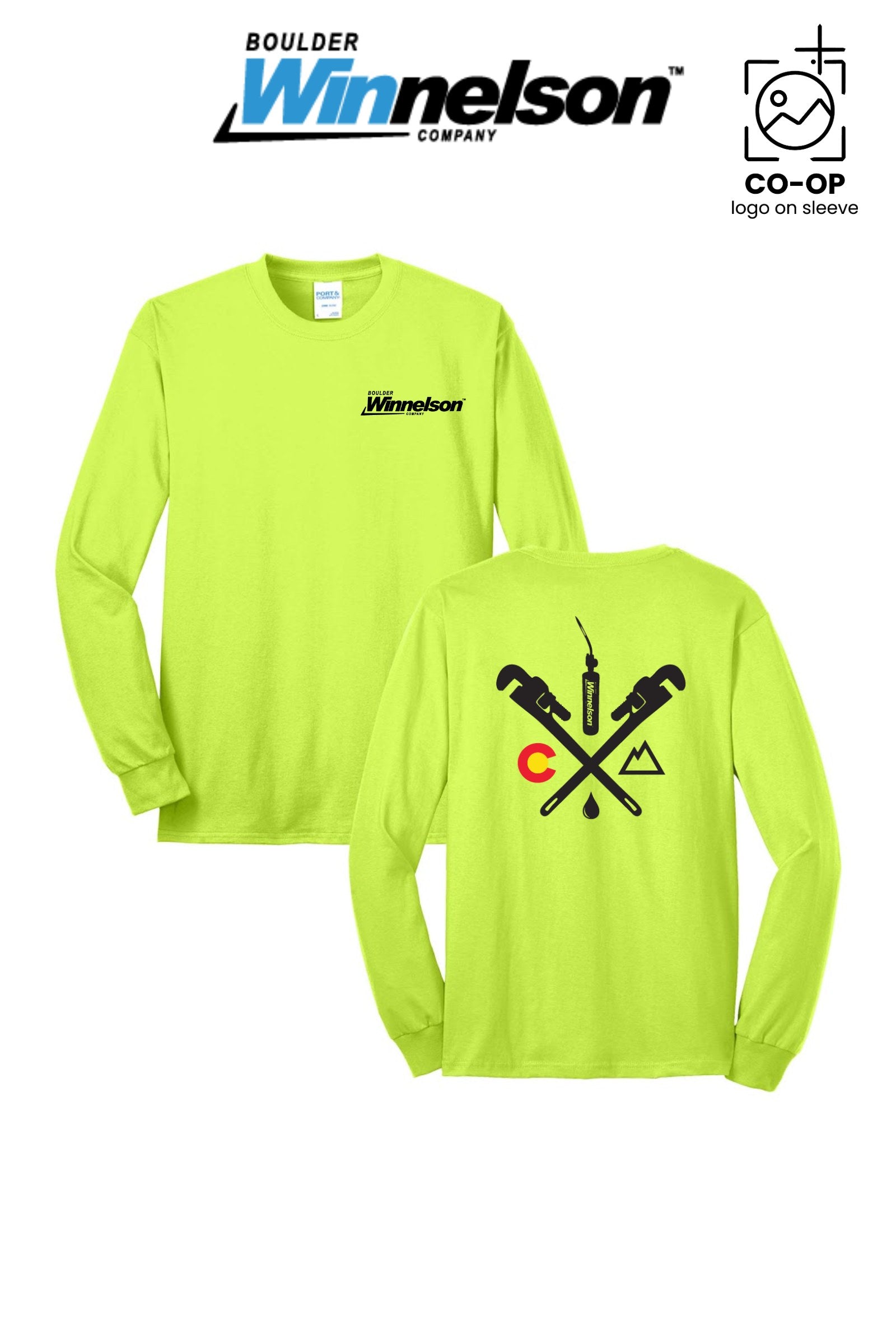 Port & Co™ Long Sleeve Core Blend Tee - Boulder Winnelson