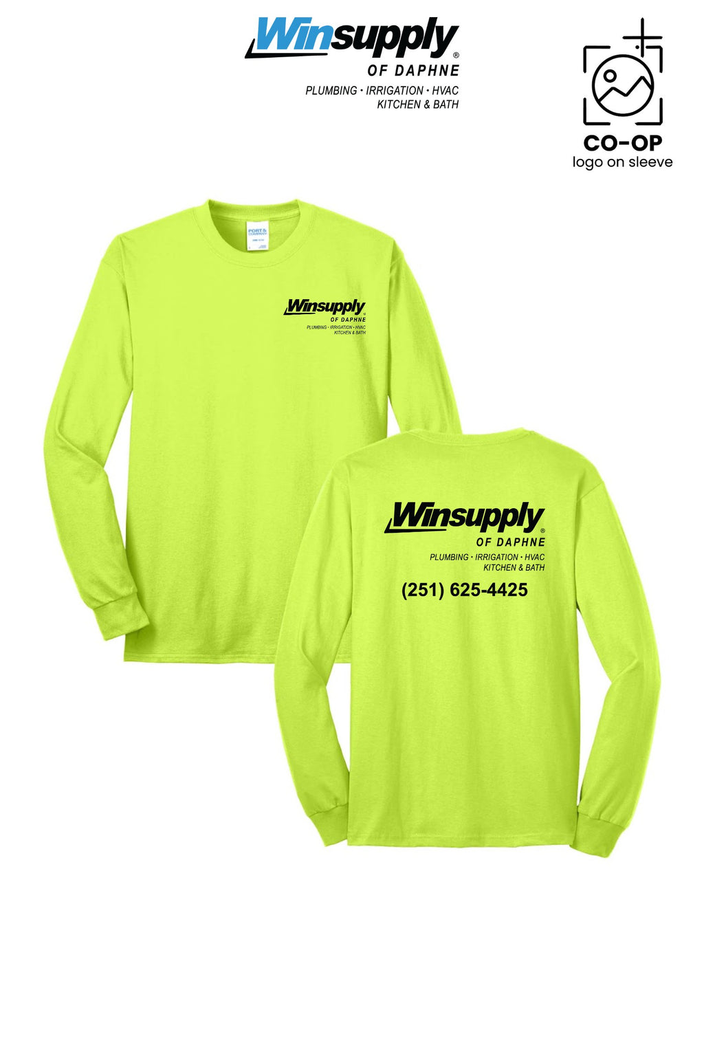 Port & Co™ Long Sleeve Core Blend Tee - Winsupply of Daphne