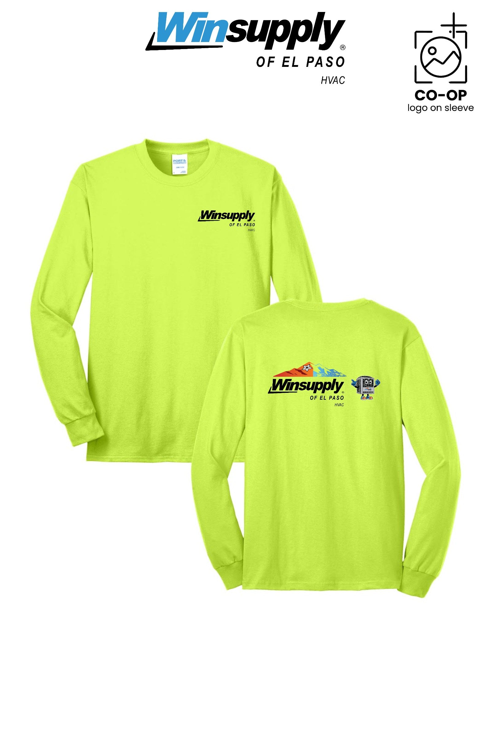 Port & Co™ Long Sleeve Core Blend Tee - Winsupply of El Paso