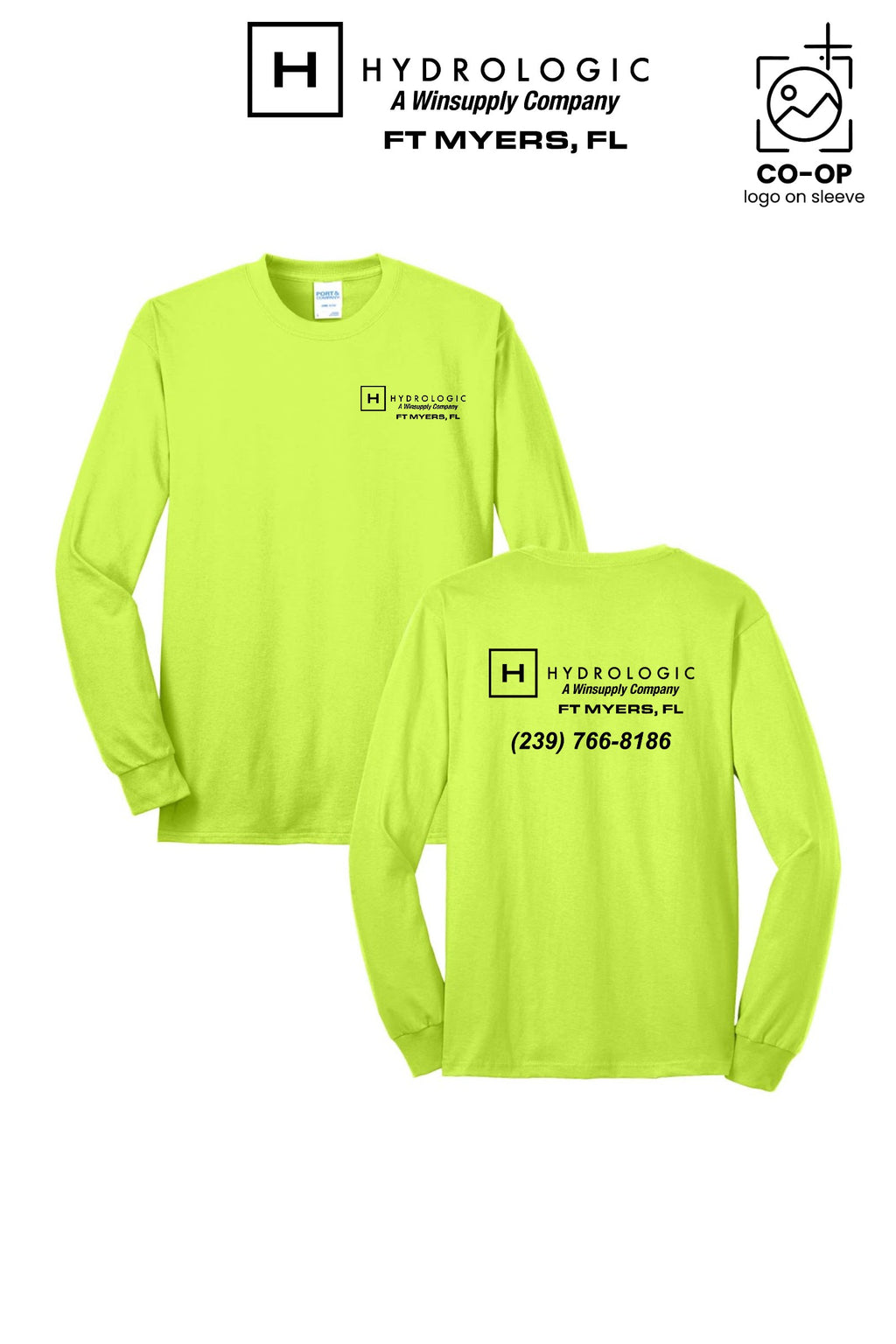 Port & Co™ Long Sleeve Core Blend Tee - Winsupply Ft Myers FL Co.