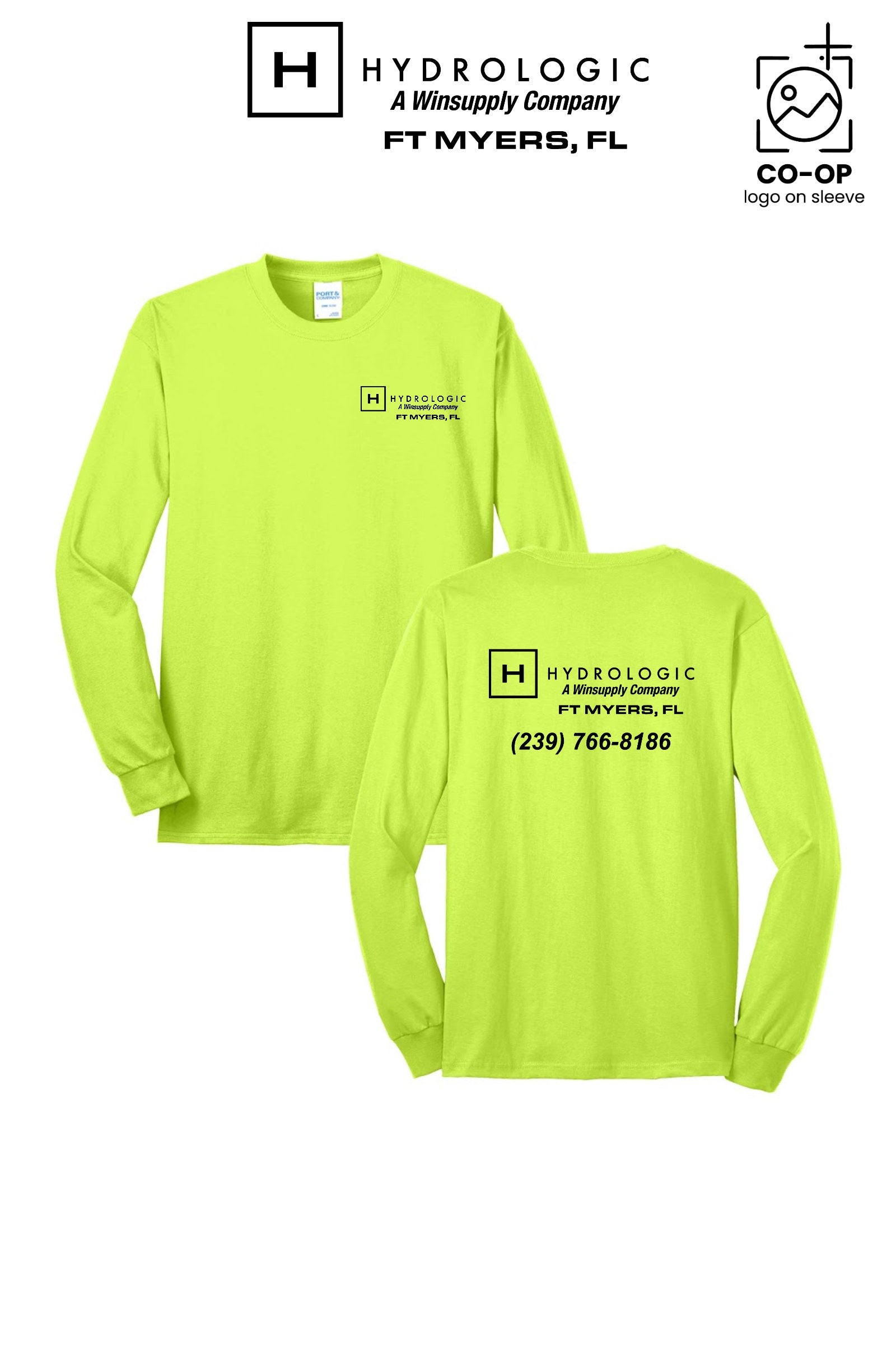 Port & Co™ Long Sleeve Core Blend Tee - Winsupply Ft Myers FL Co.