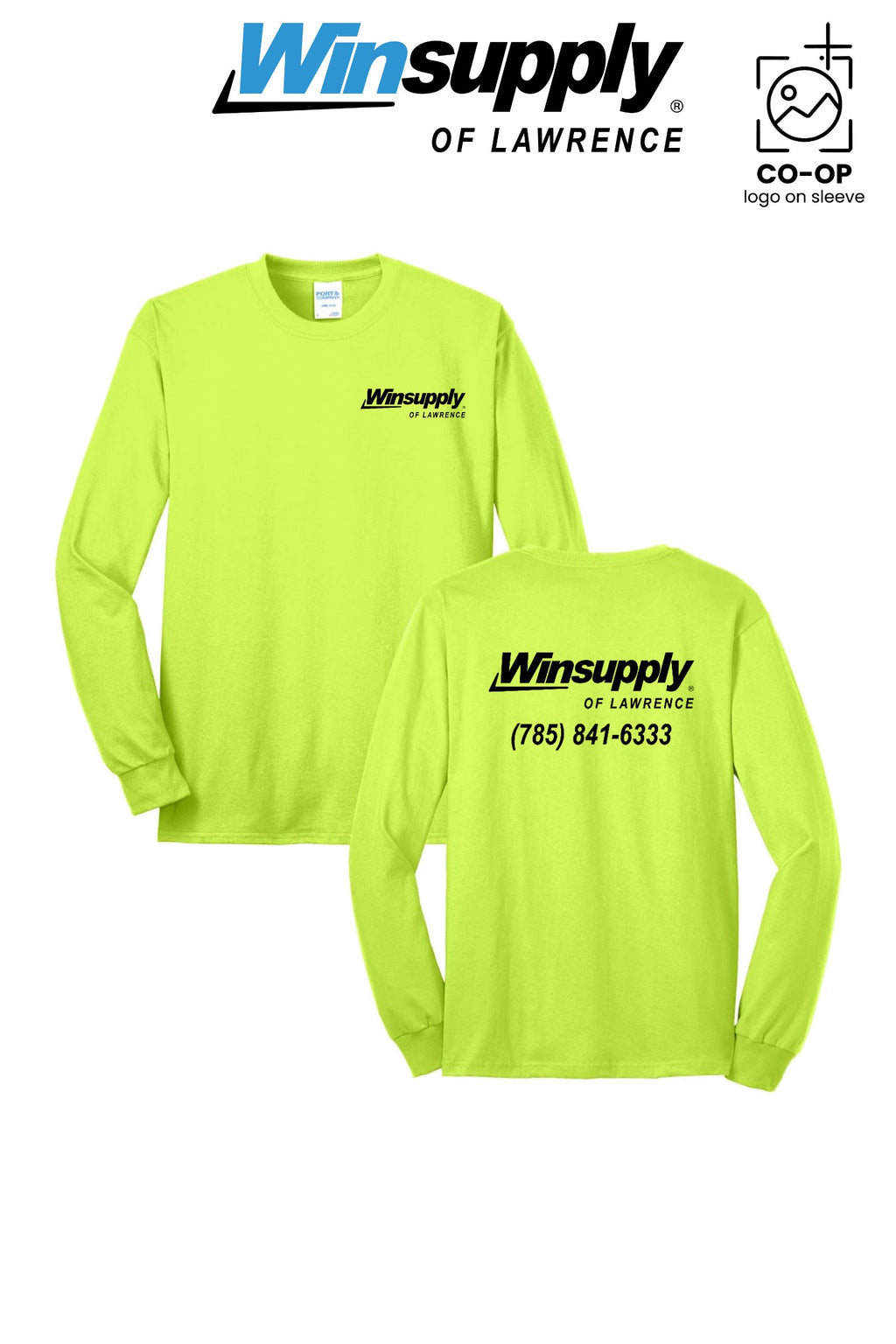 Port & Co™ Long Sleeve Core Blend Tee - Winsupply of Lawrence