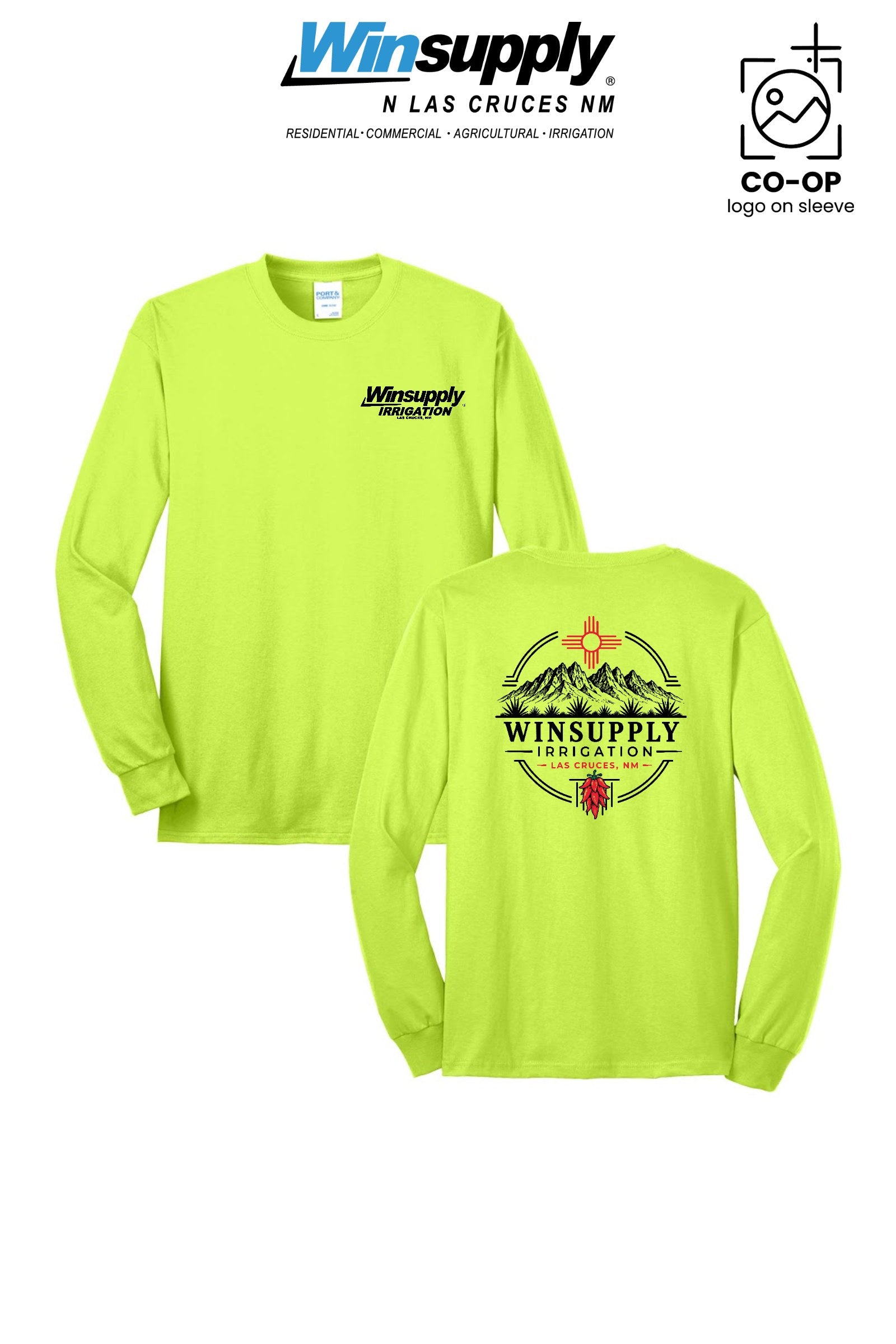 Port & Co™ Long Sleeve Core Blend Tee - Winsupply N Las Cruces NM