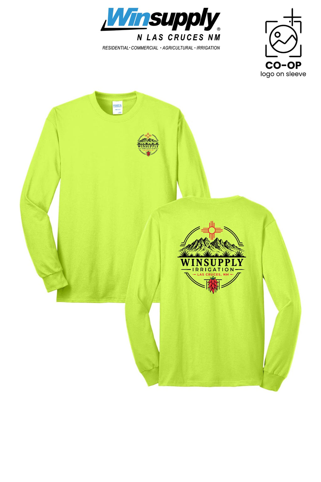 Port & Co™ Long Sleeve Core Blend Tee - Winsupply N Las Cruces NM