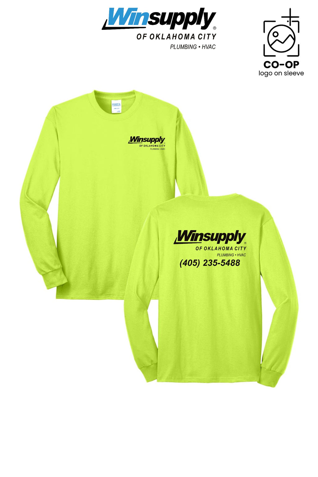 Port & Co™ Long Sleeve Core Blend Tee - Winsupply of Oklahoma City