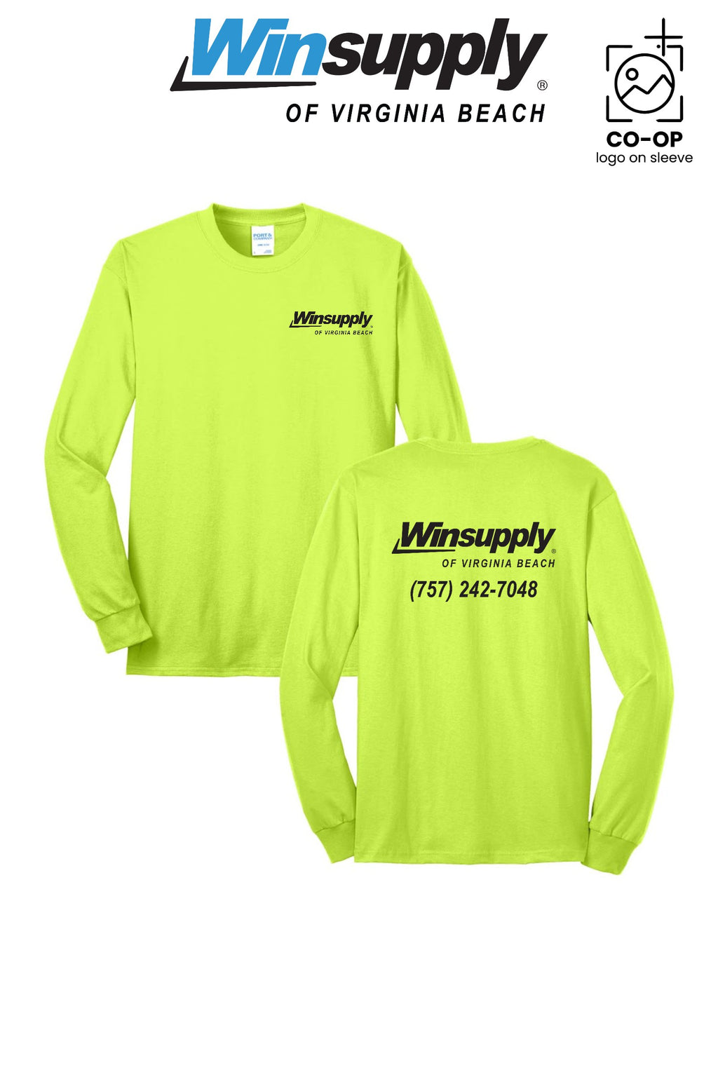 Port & Co™ Long Sleeve Core Blend Tee - Winsupply Virginia Beach VA