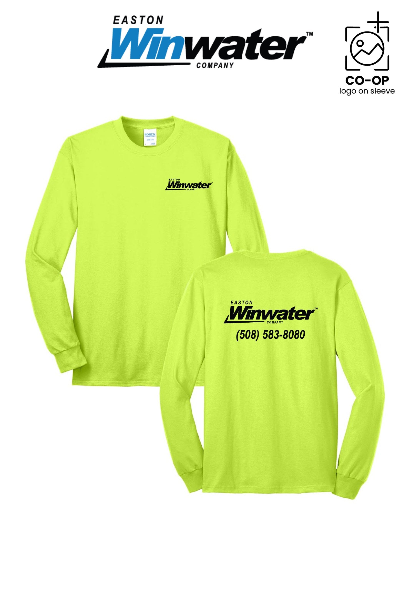 Port & Co™ Long Sleeve Core Blend Tee - Easton Winwater