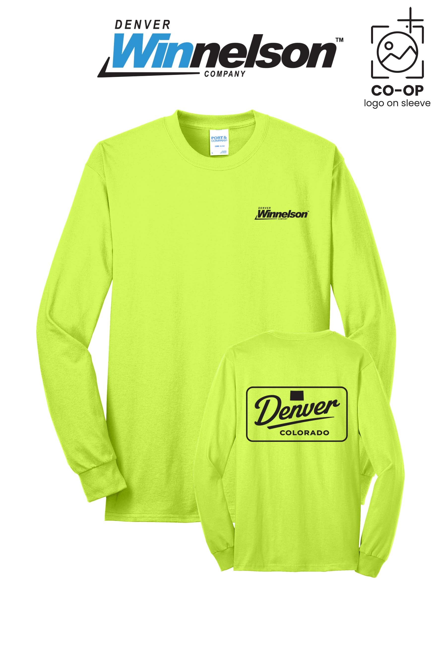 Port & Co™ Long Sleeve Core Blend Tee - Denver Winnelson