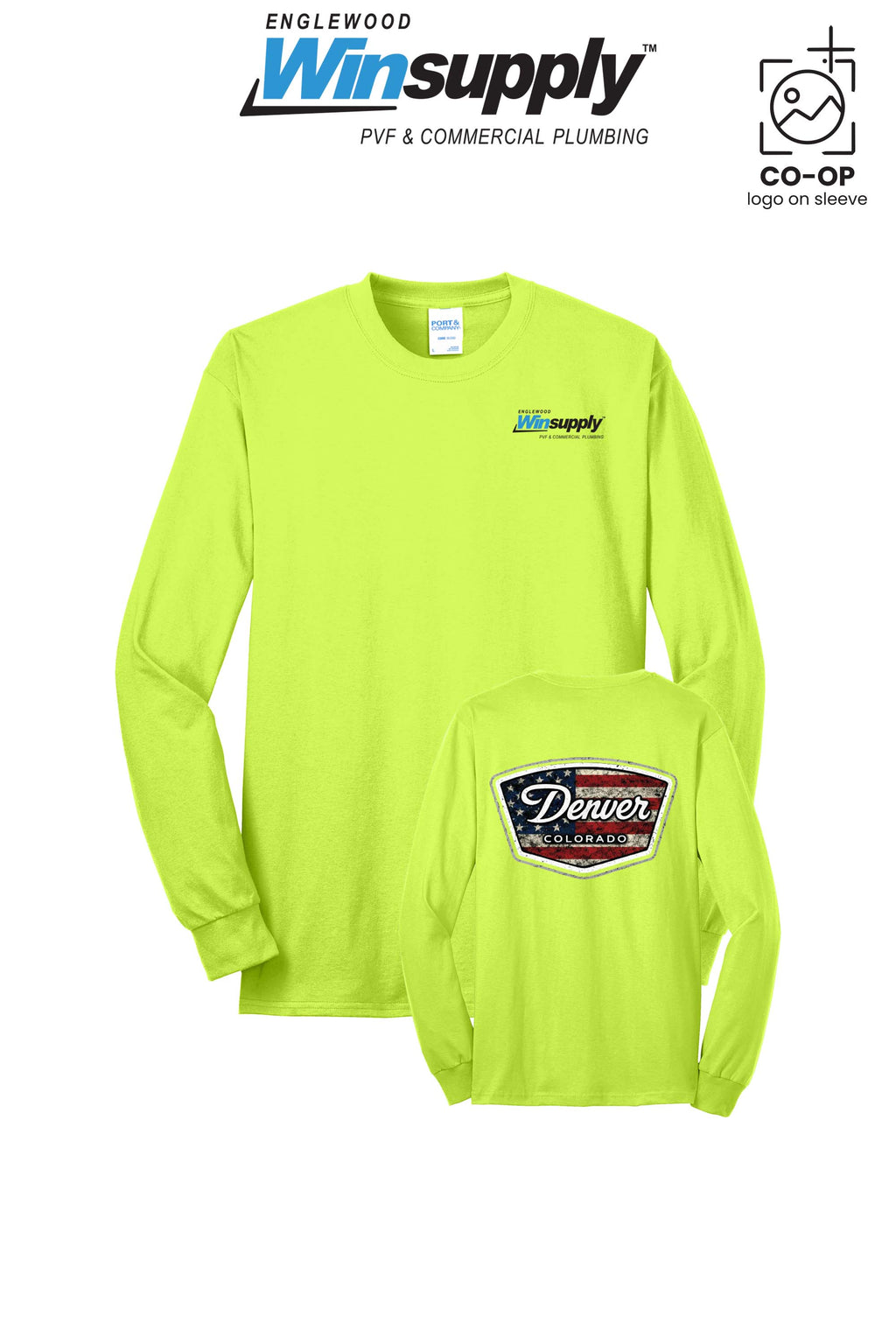 Port & Co™ Long Sleeve Core Blend Tee - Englewood Winsupply