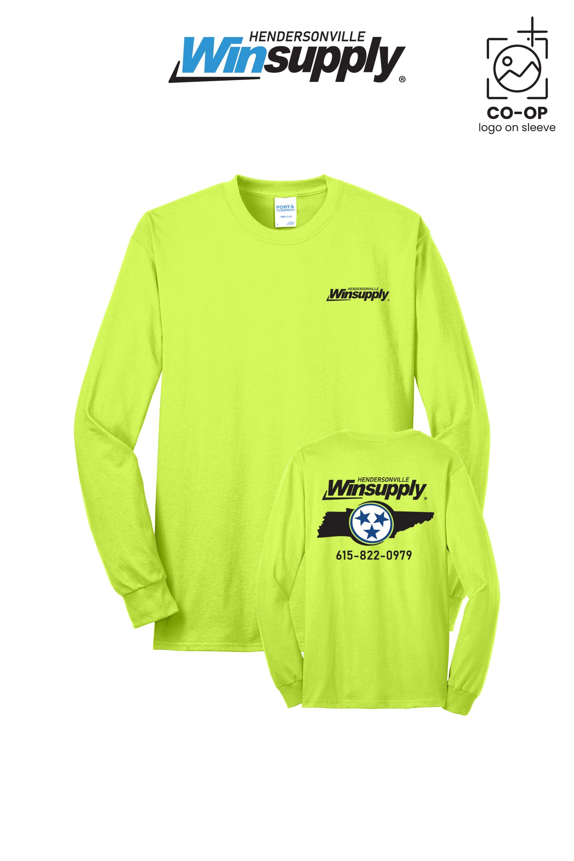Port & Co™ Long Sleeve Core Blend Tee - Winsupply of Hendersonville