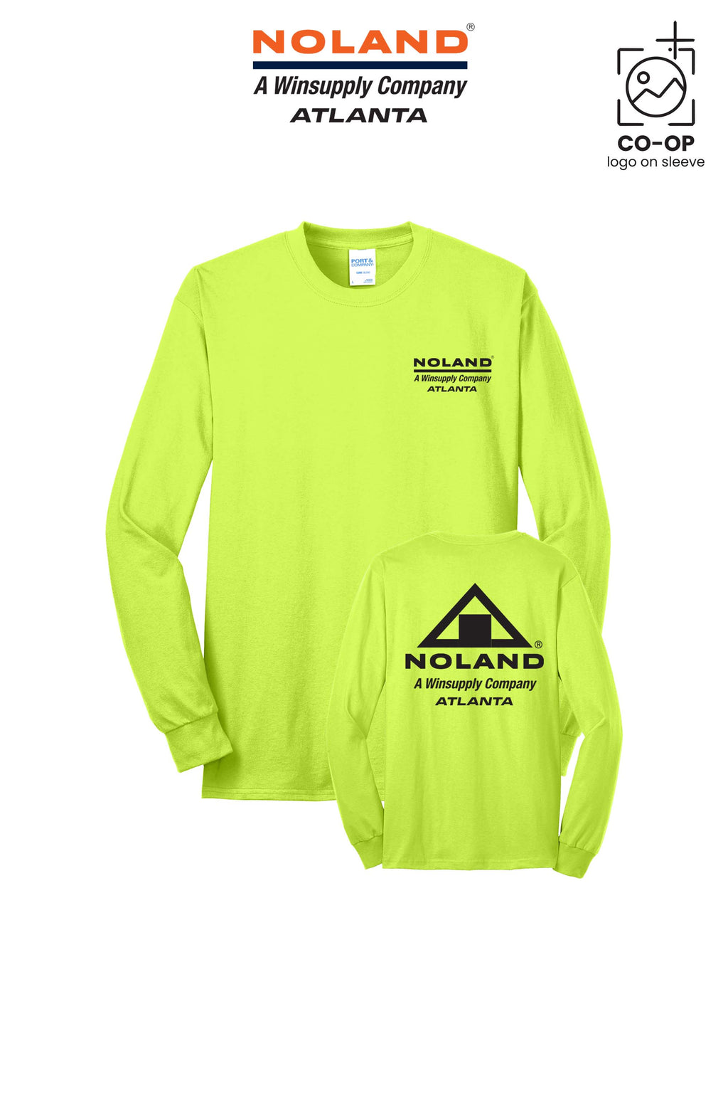 Port & Co™ Long Sleeve Core Blend Tee - Atlanta Noland