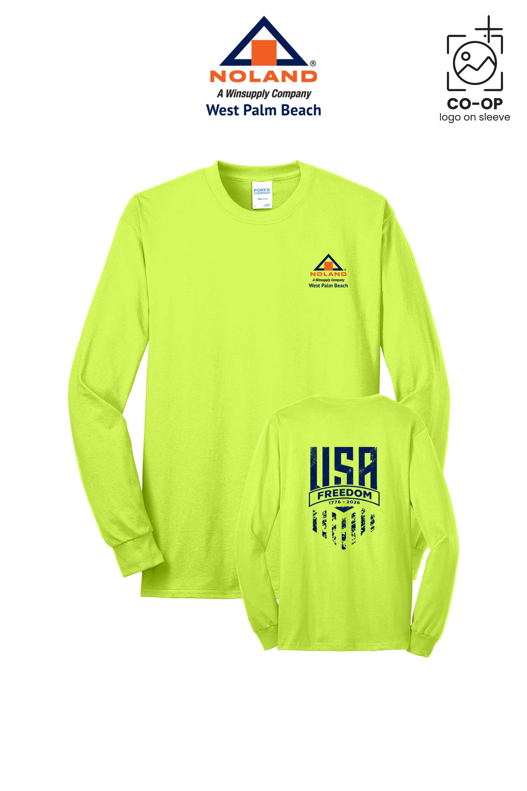 Port & Co™ Long Sleeve Core Blend Tee - Noland West Palm Beach