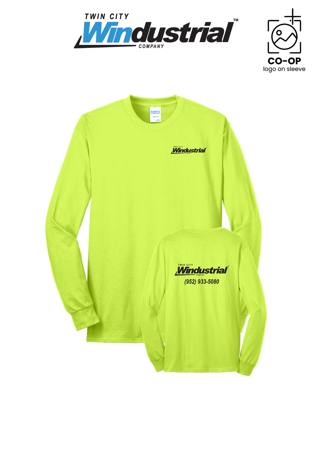 Port & Co™ Long Sleeve Core Blend Tee - Twin City Windustrial