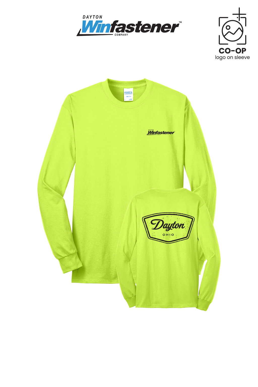 Port & Co™ Long Sleeve Core Blend Tee - Dayton Winfastener